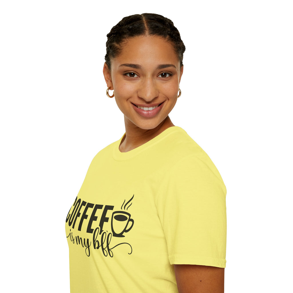 Coffee is My Bff Unisex T-Shirt, T-Shirt for Coffee Lovers