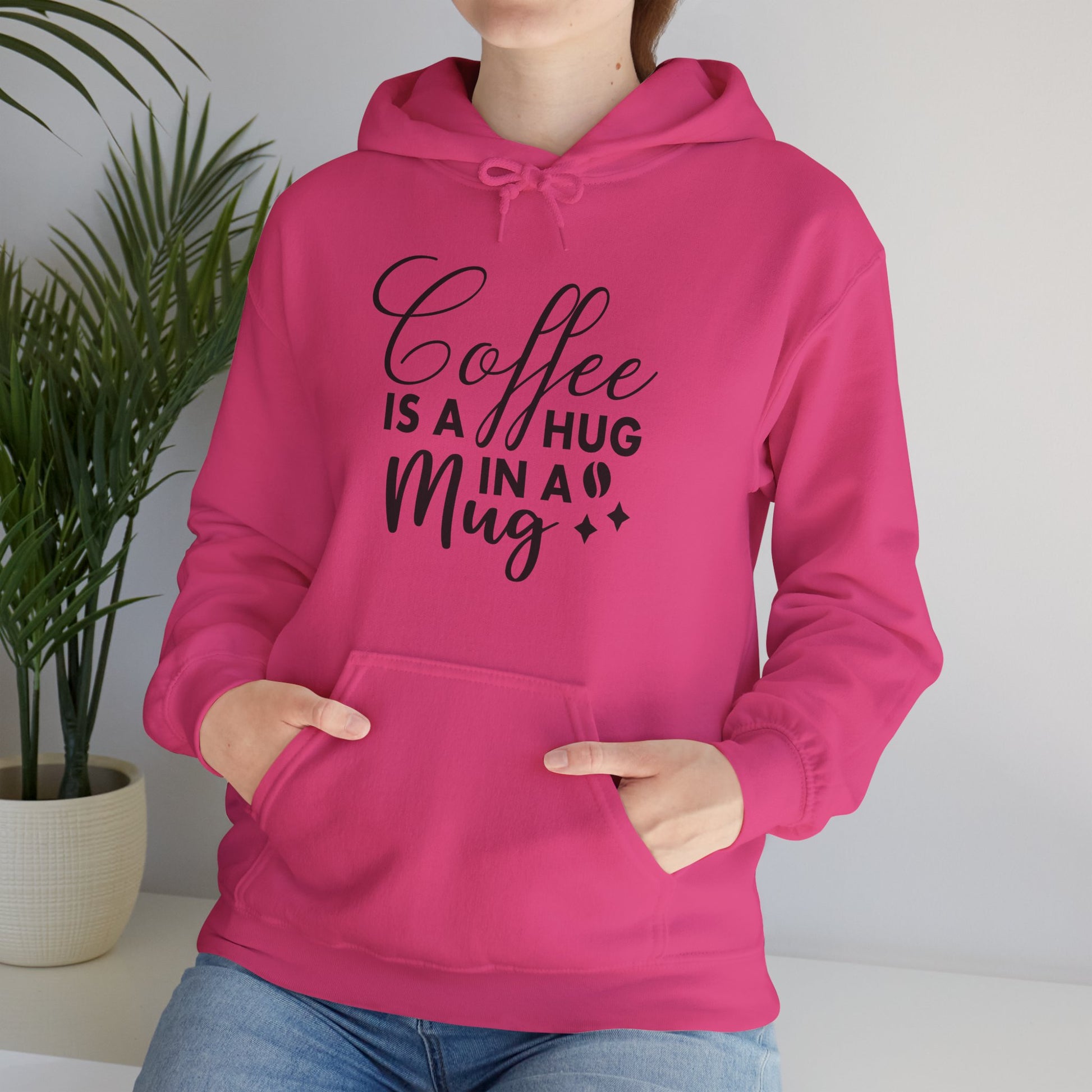 Coffee Is A Hug In A Mug Sweatshirt, Cozy Unisex Gift for Coffee Lovers
