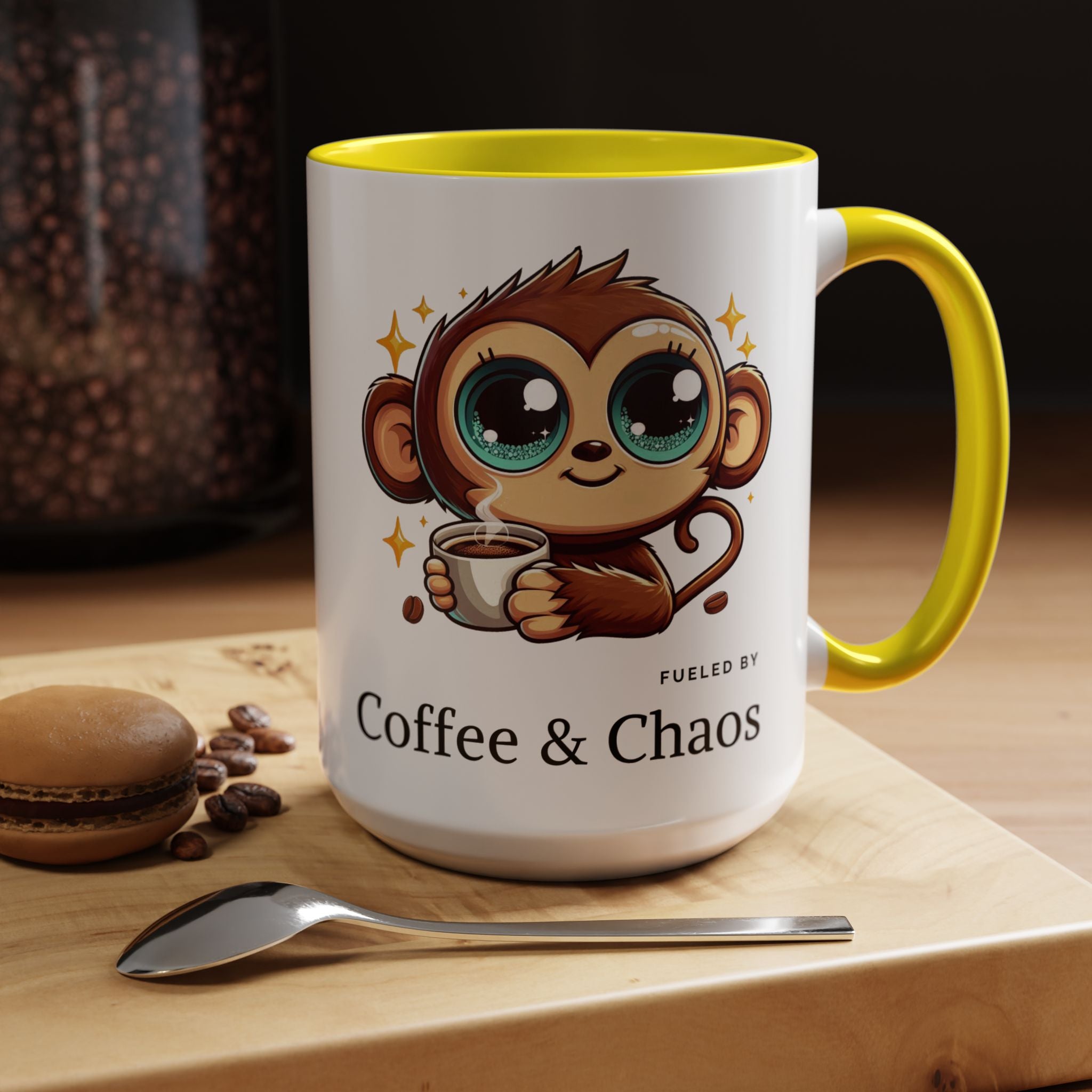 Whimsical Monkey Coffee Mug, Fun Gift for Coffee Lovers, Playful Kitchen Decor, Ideal for Birthdays, Christmas, Monkey Enthusiasts, [...]
