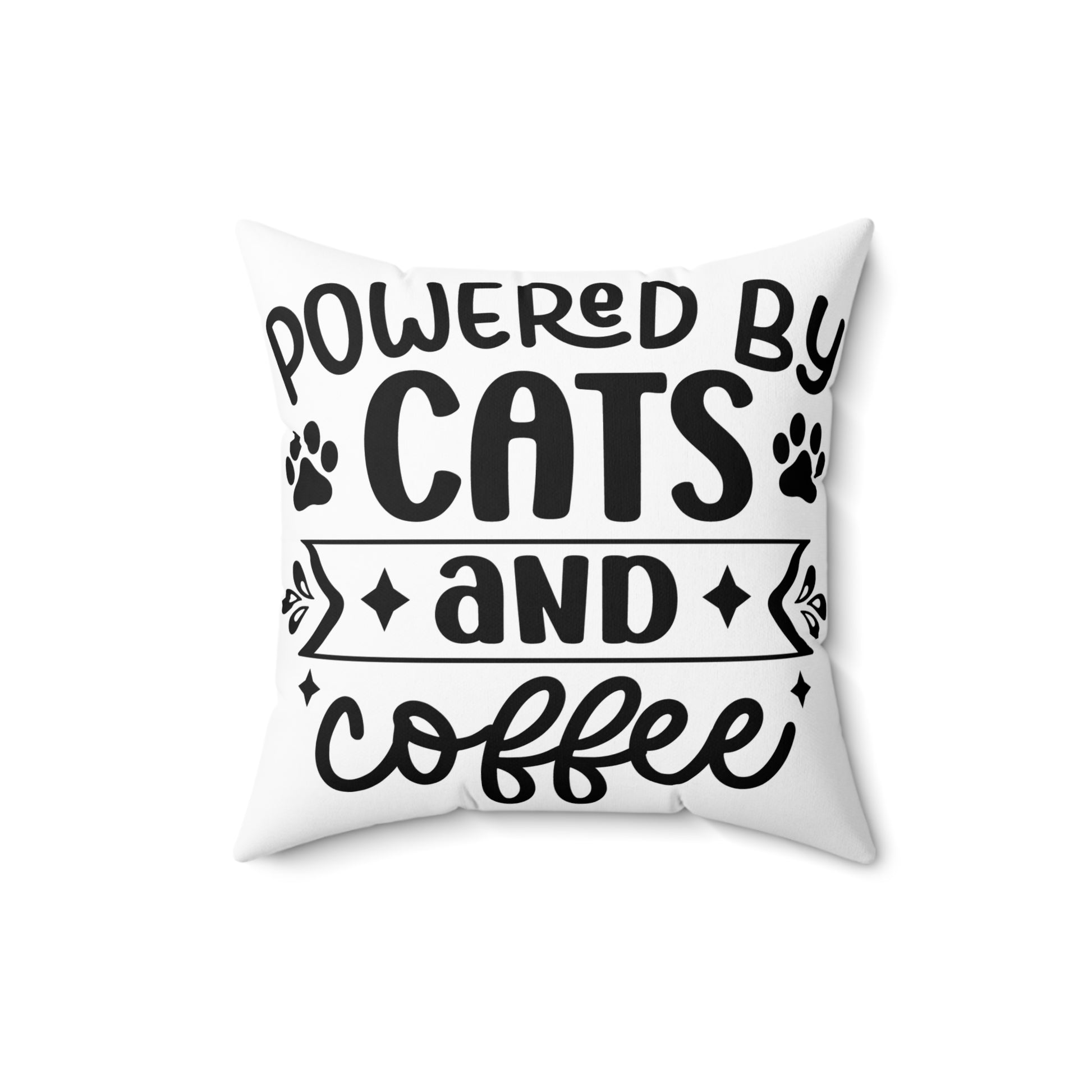 Powered by Cats and Coffee Pillow