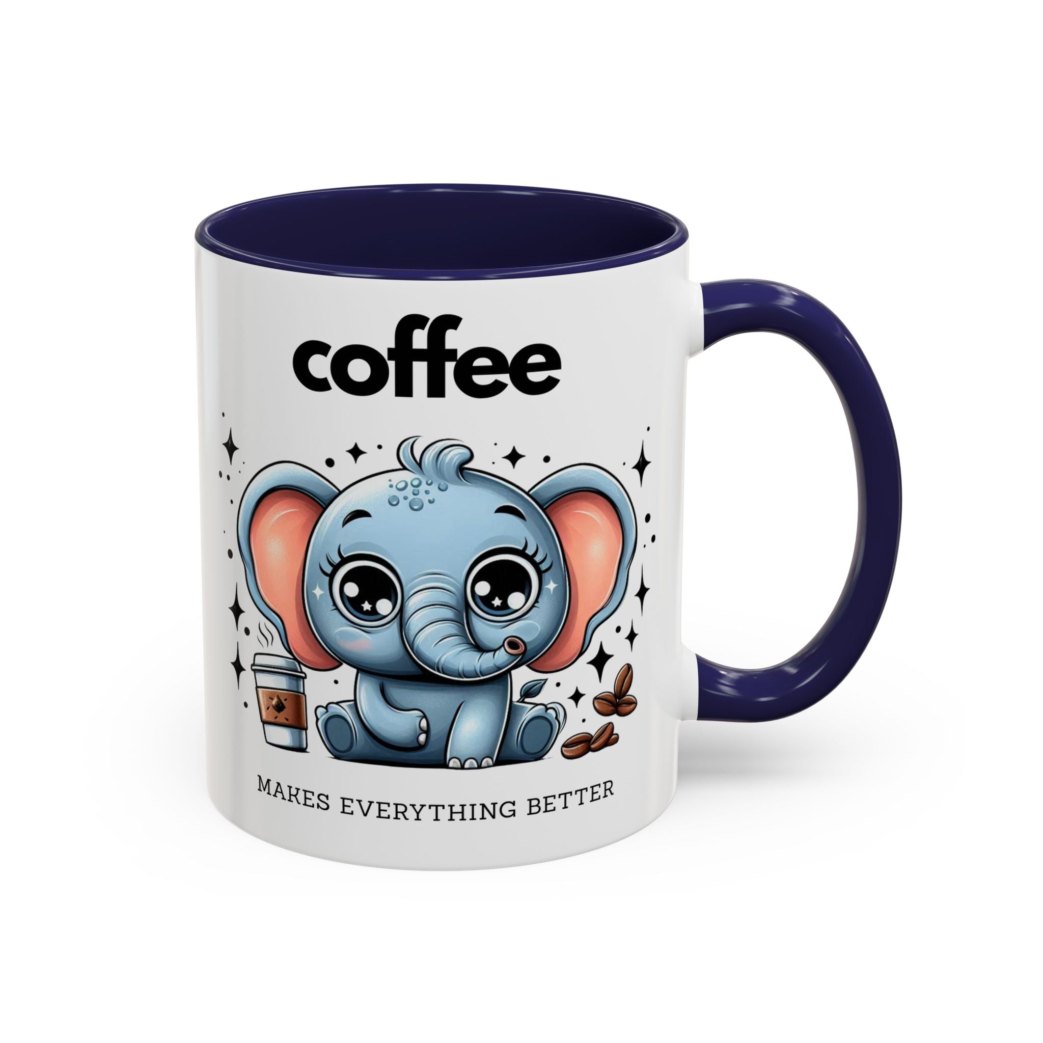Adorable Elephant Coffee Mug | Cute Animal Gift | Perfect for Coffee Lovers | Mug for Home or Office | Birthday, Holiday Gift