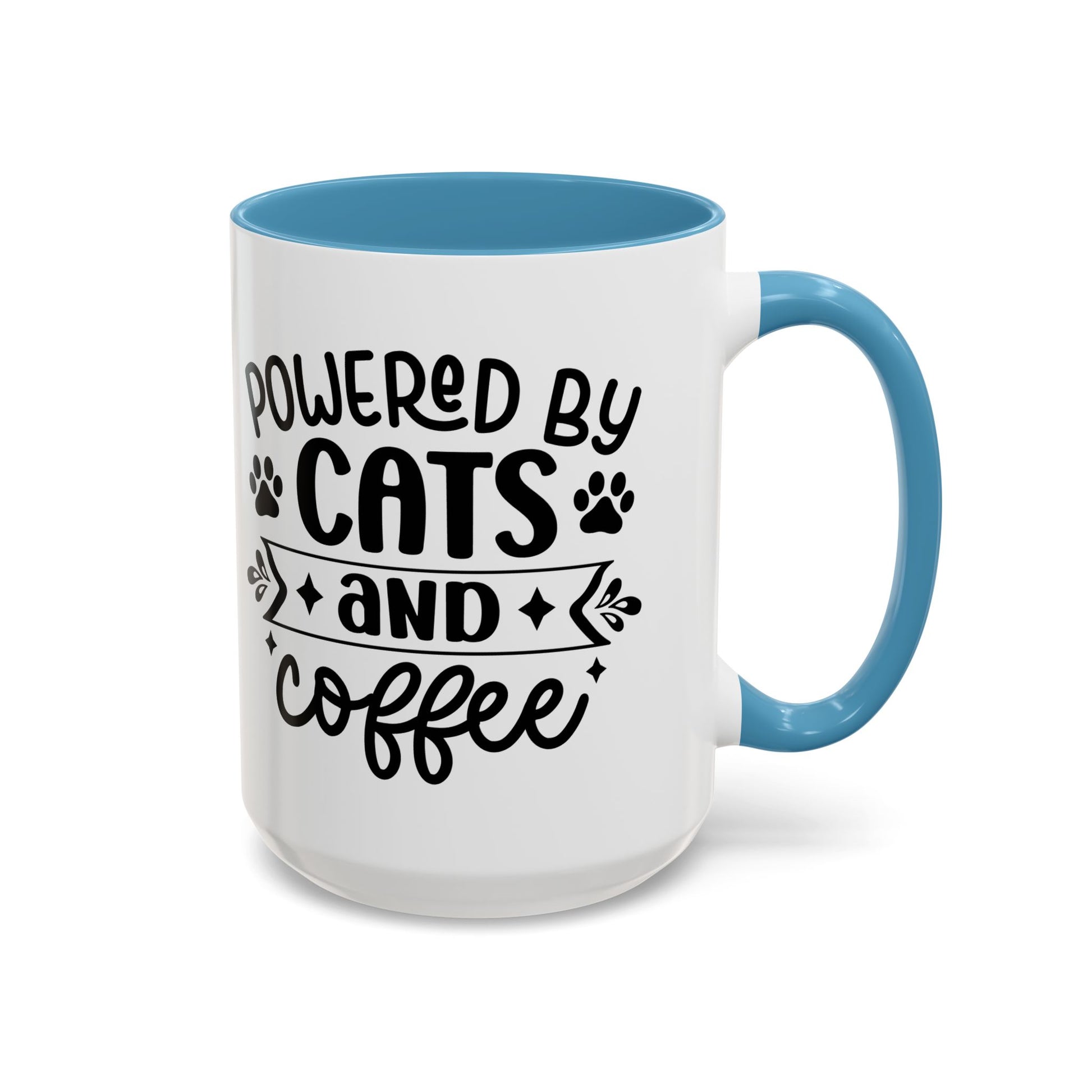 Powered by Cats and Coffee Coffee Mug