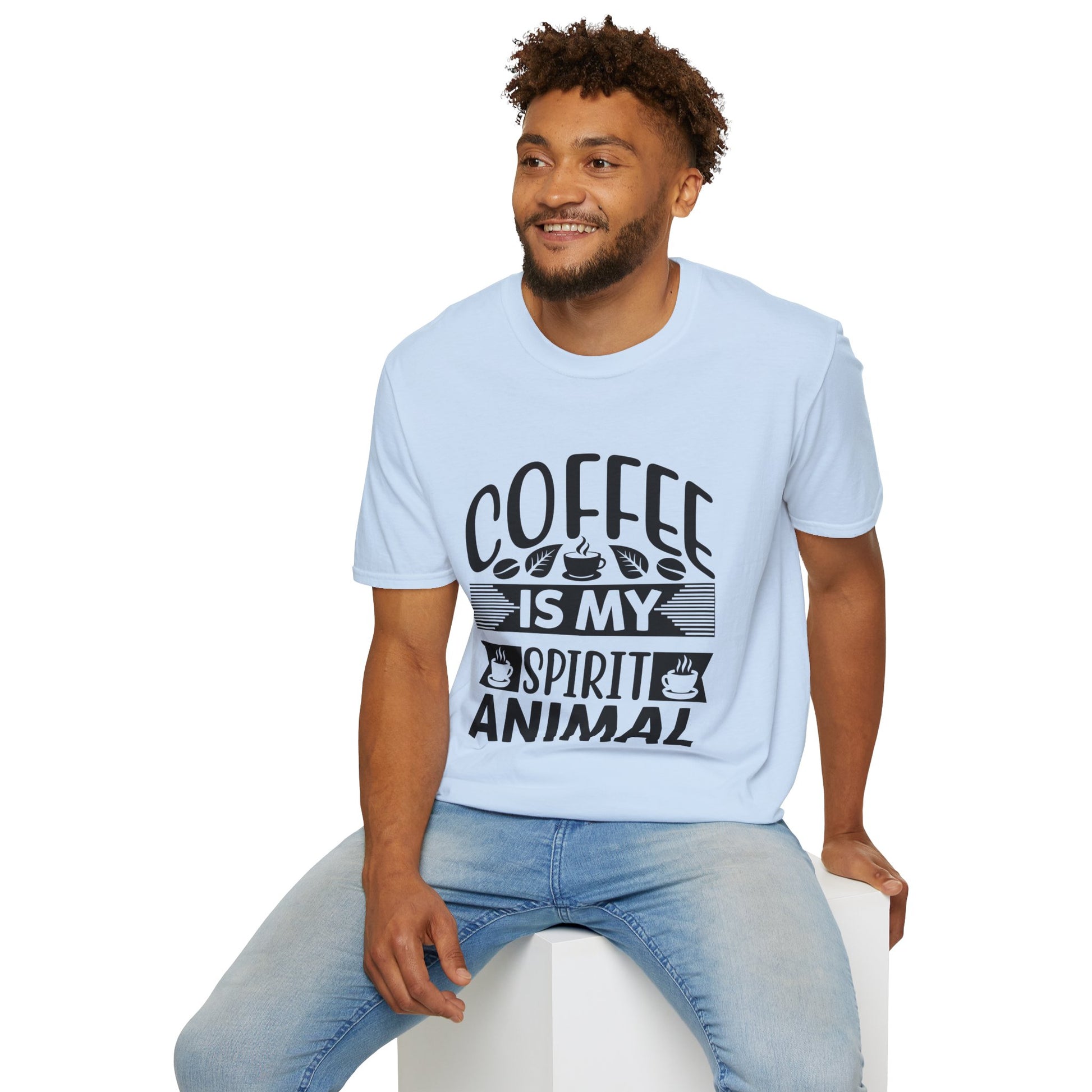 Coffee Is My Spirit Animal Unisex T-Shirt, T-Shirt for Coffee Lovers
