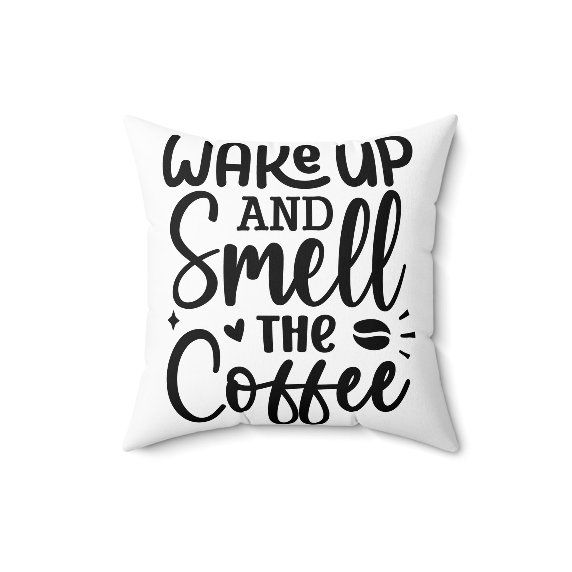 Wake Up and Smell the Coffee Pillow