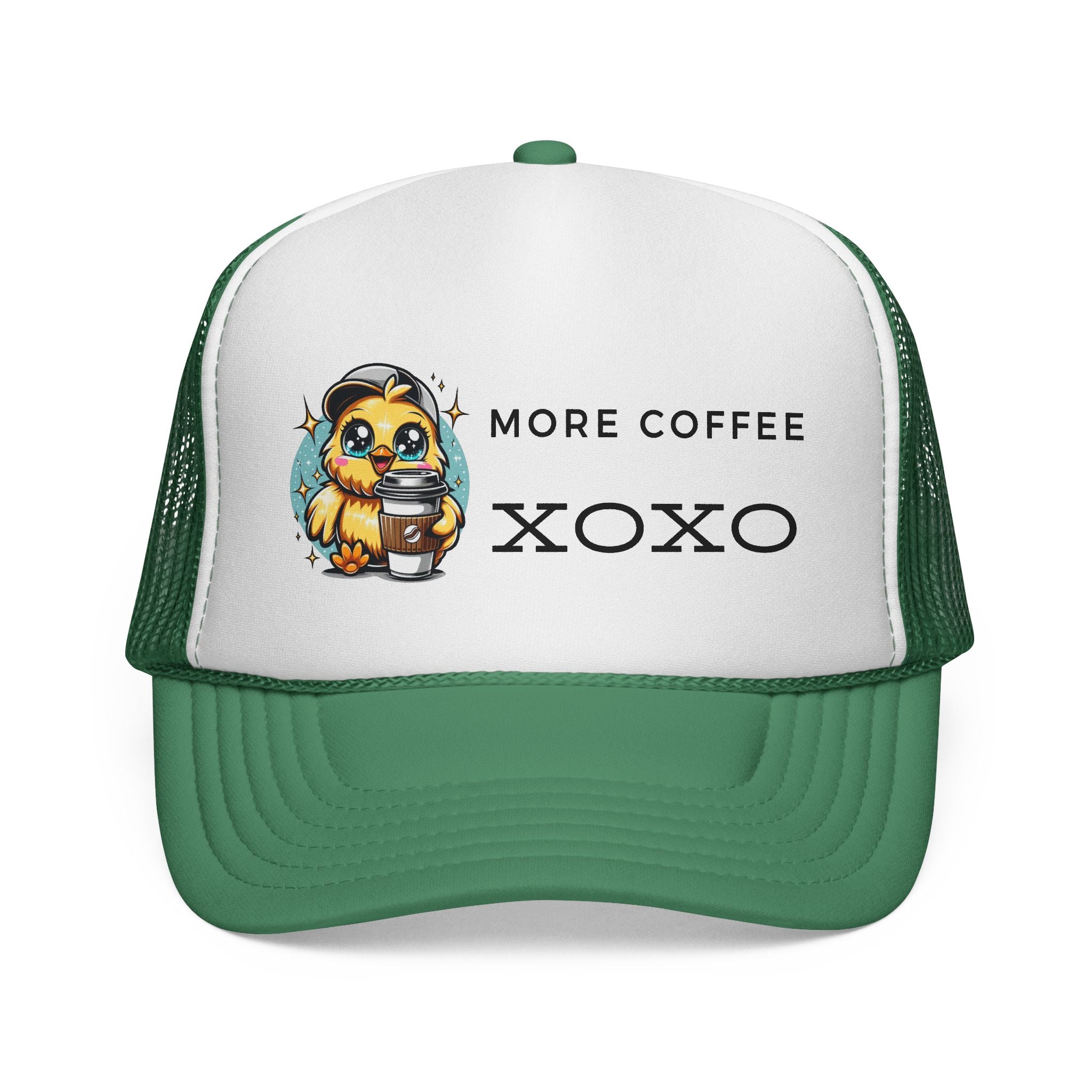 More Coffee Trucker Cap, Cute Coffee Lover Gift, Funny Hat for Baristas, Quirky Fashion Accessory, Perfect for Coffee Enthusiasts, [...]