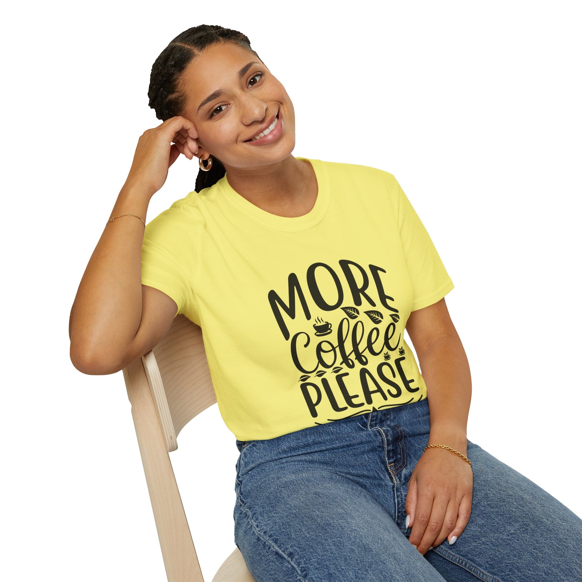 More Coffee Please Unisex T-Shirt, T-Shirt for Coffee Lovers