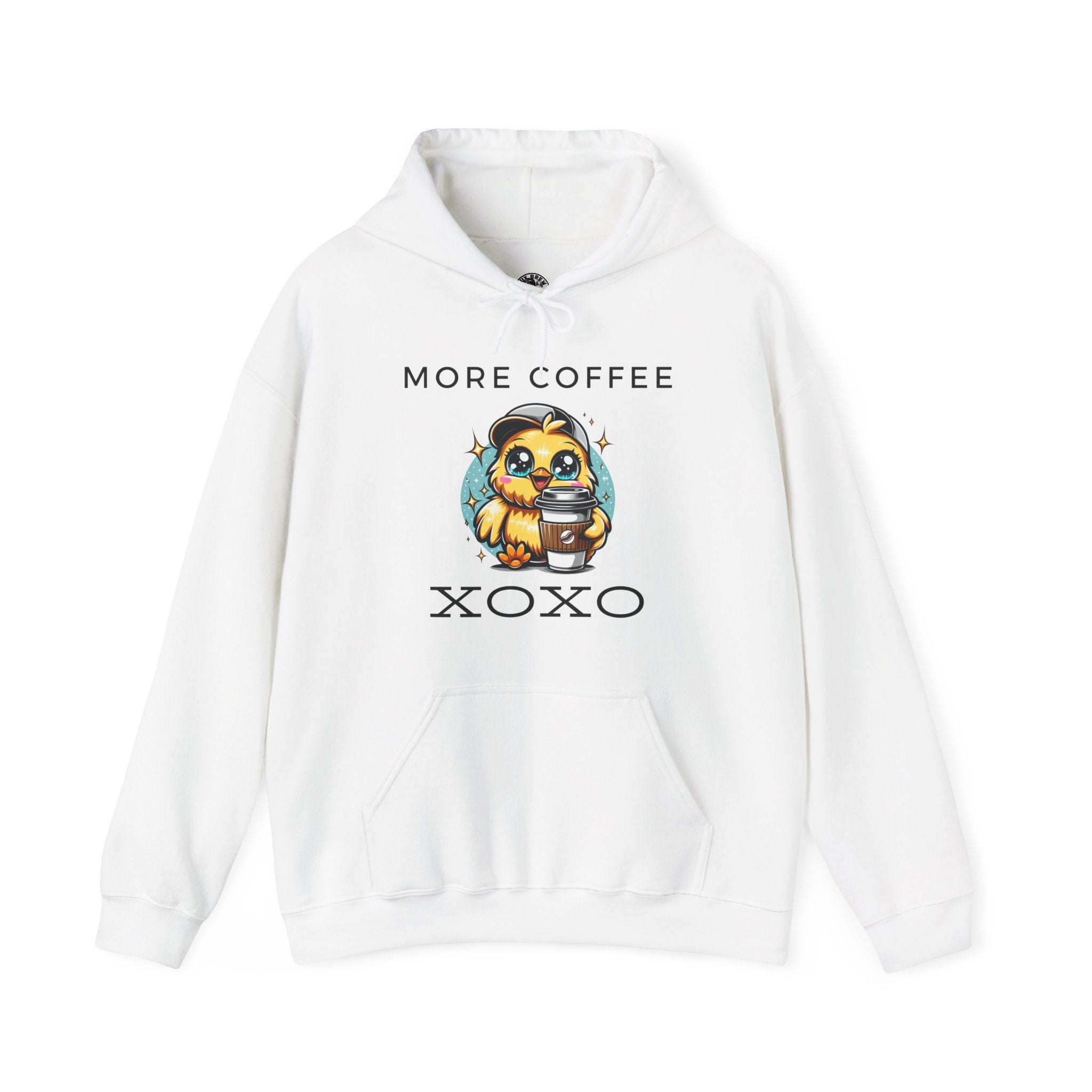 Cozy Coffee Hoodie: More Coffee XOXO, Cute Sweatshirt for Coffee Lovers, Gifts for Friends, Cozy Fashion, Home Comfort Wear