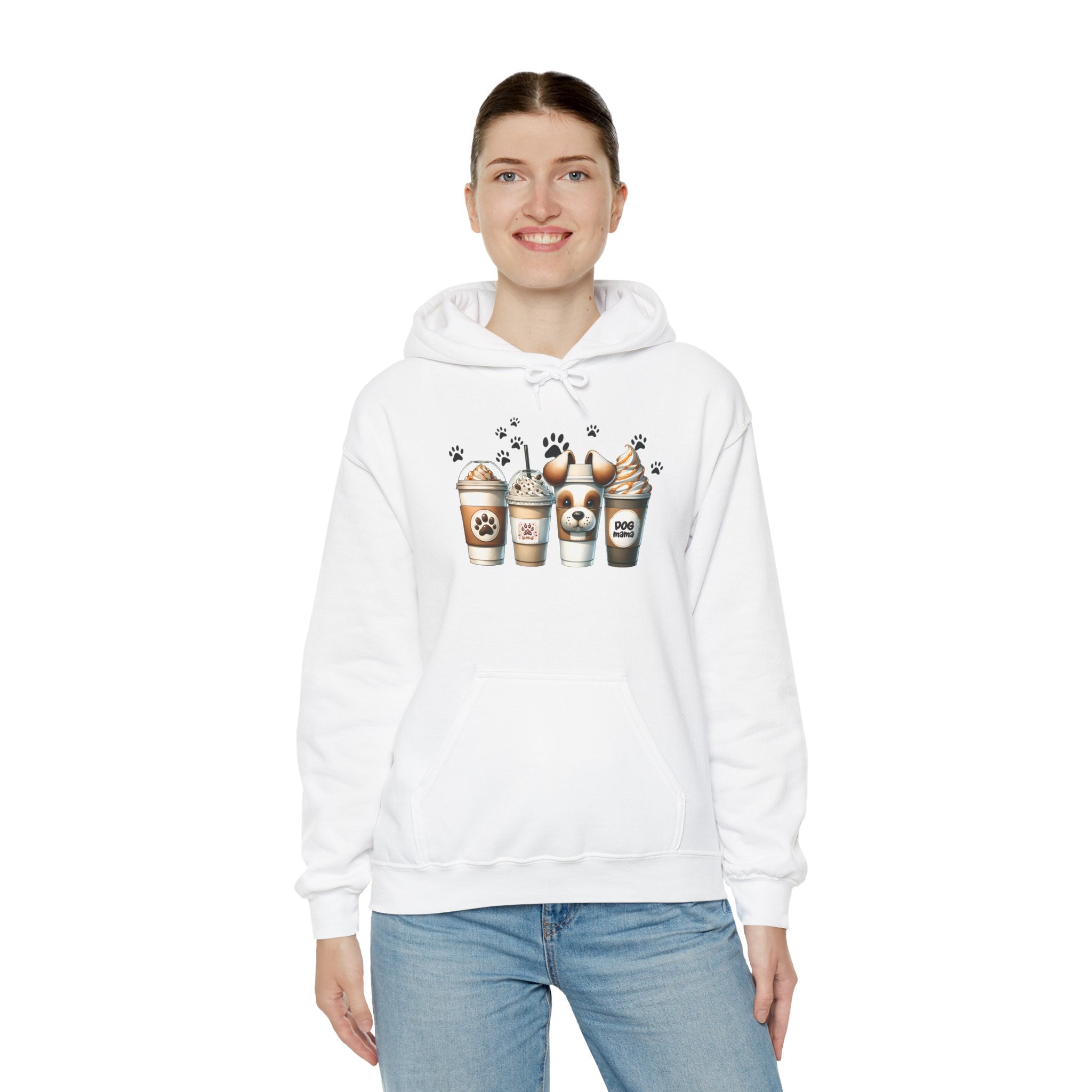 Dog Lover's Hoodie - Cute Paw Print Sweatshirt for Pet Owners