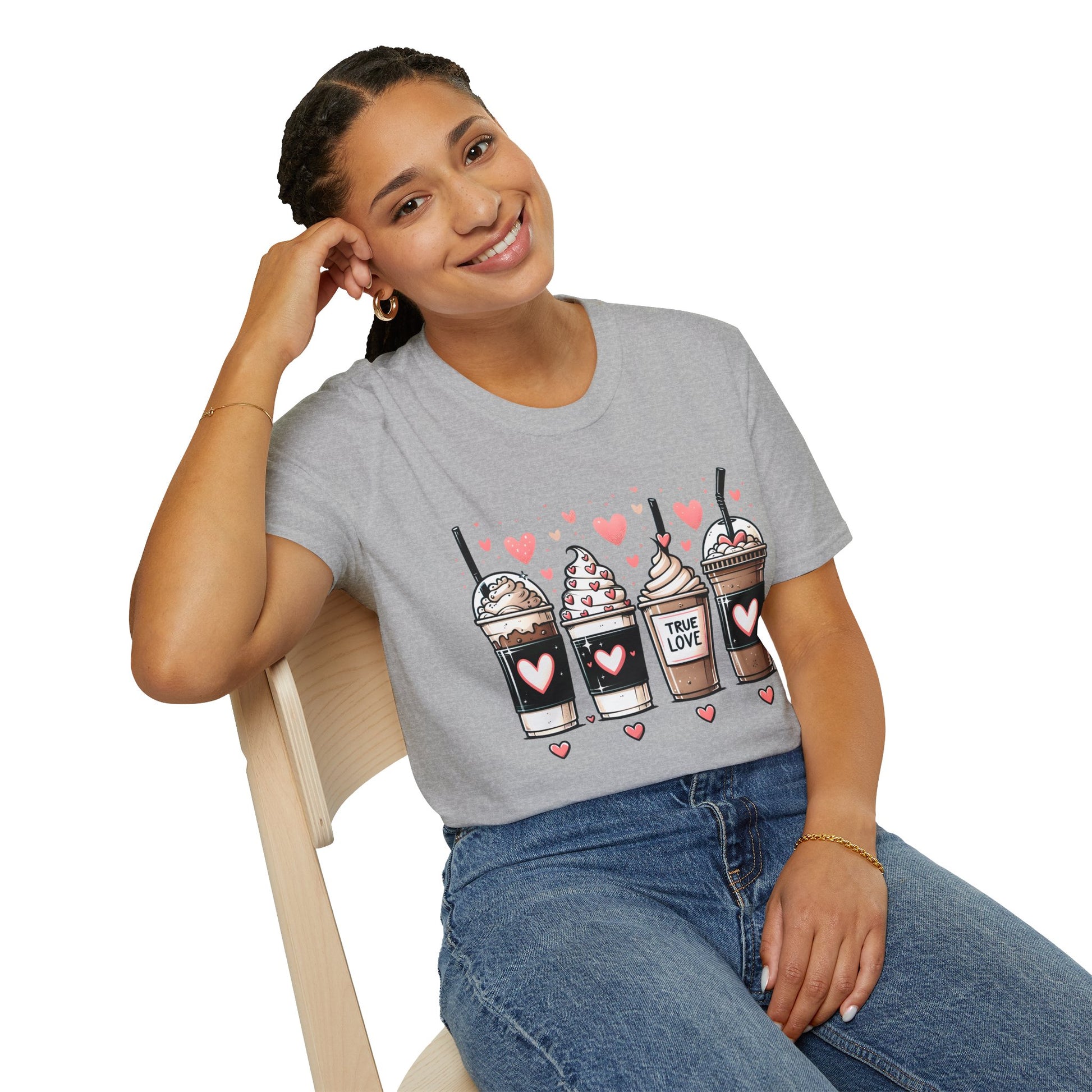 True love Coffee Lovers T-Shirt, Coffee Lovers Unisex Softstyle T-Shirt