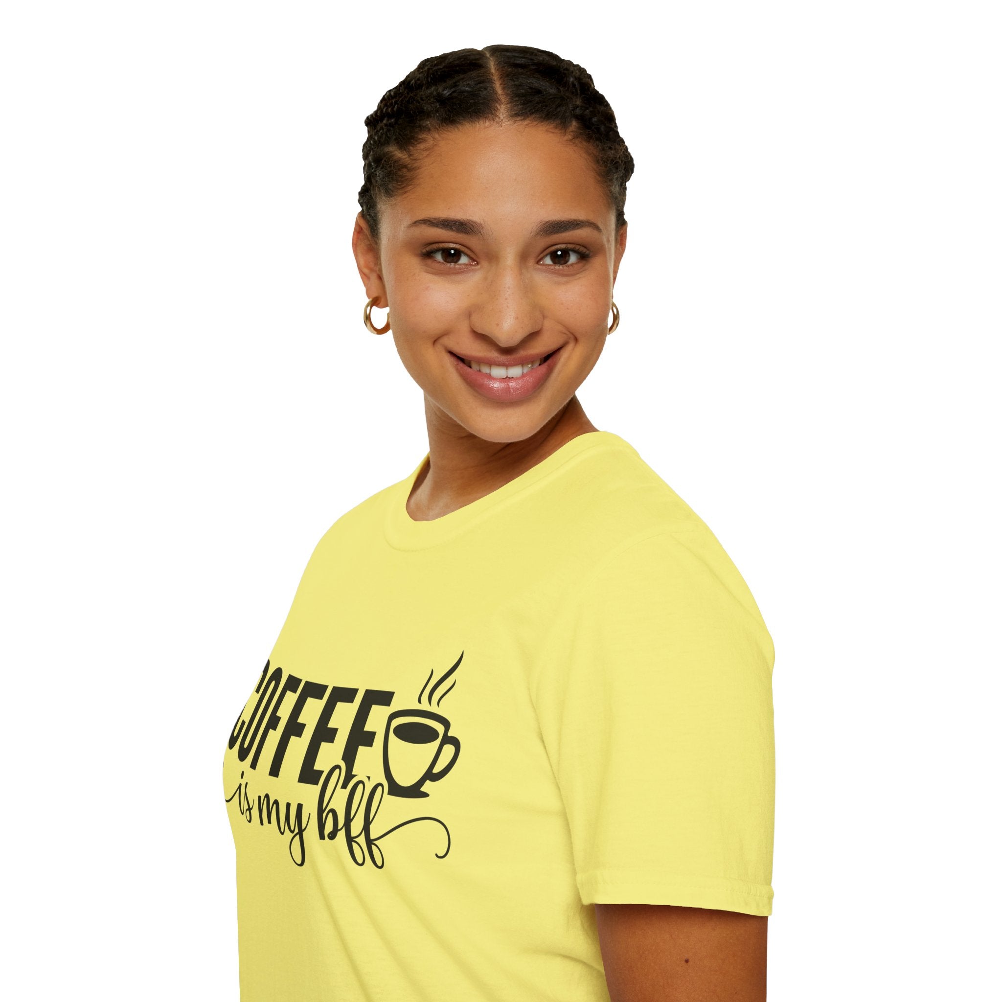 Coffee is My Bff Unisex T-Shirt, T-Shirt for Coffee Lovers