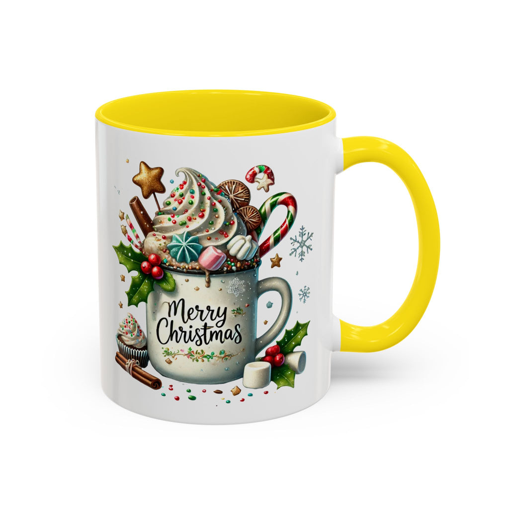Festive Holiday Coffee Mug, Merry Christmas, Gift for Coffee Lovers, Winter Decor, Seasonal Drinkware, Hot Cocoa Mug