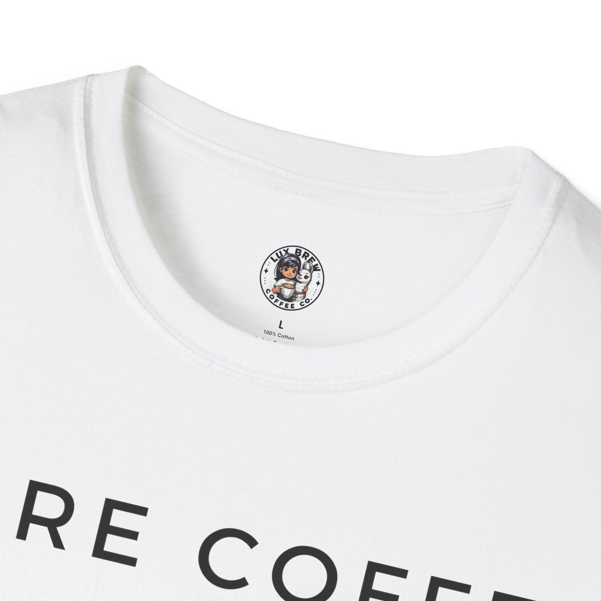 More Coffee XOXO Cute Chick Unisex Softstyle T-Shirt
