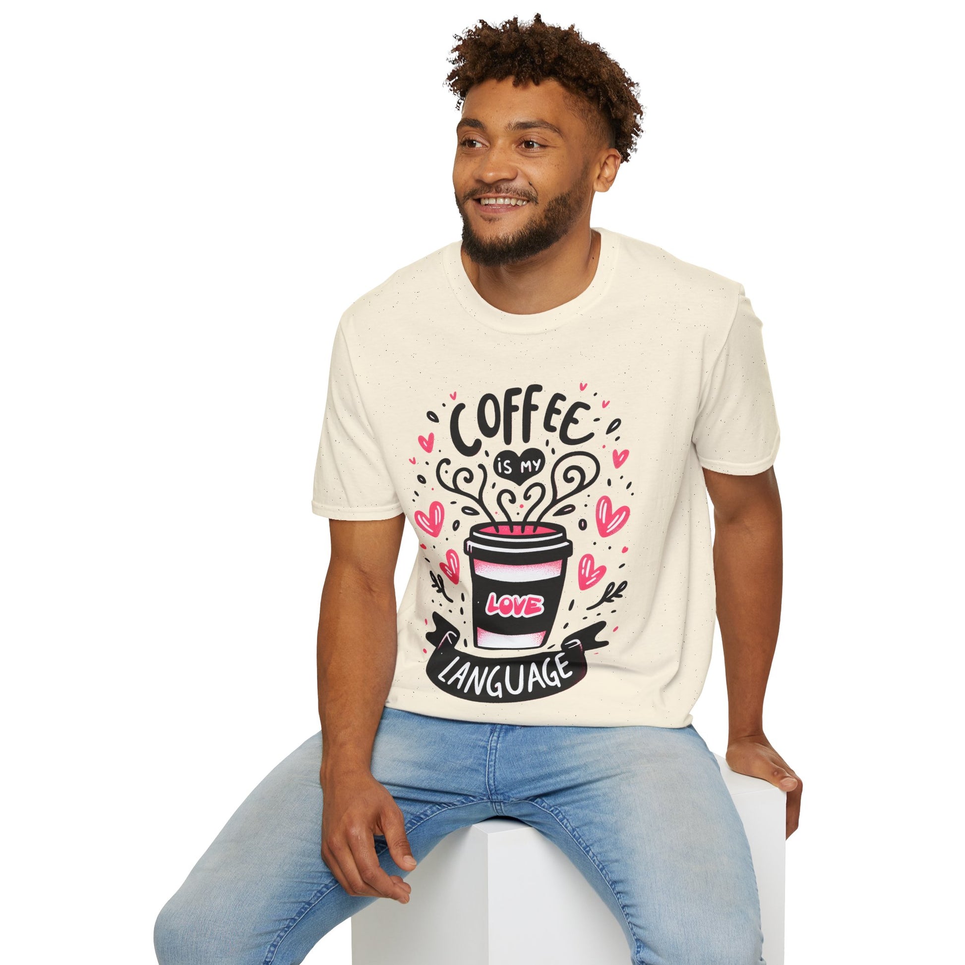 Coffee is my Love Language T-Shirt for Coffee Lovers, Valentine's Day Shirt
