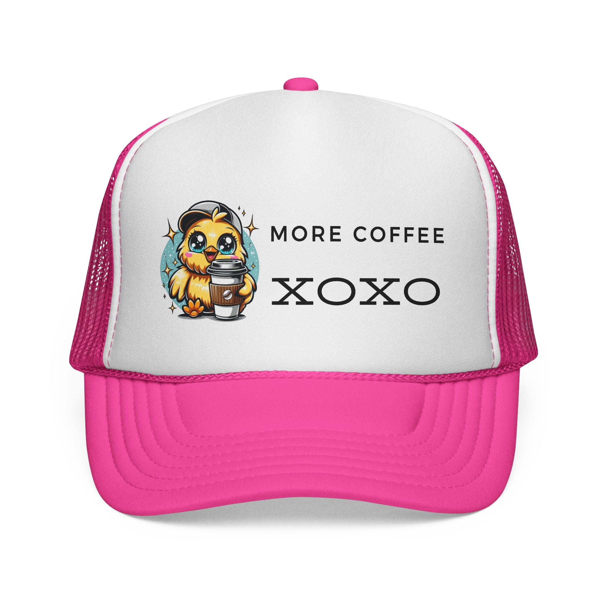 More Coffee Trucker Cap, Cute Coffee Lover Gift, Funny Hat for Baristas, Quirky Fashion Accessory, Perfect for Coffee Enthusiasts, [...]