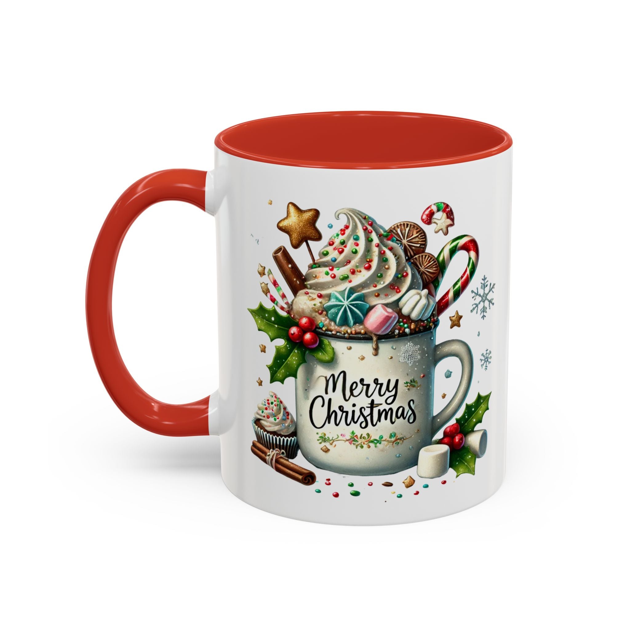 Festive Holiday Coffee Mug, Merry Christmas, Gift for Coffee Lovers, Winter Decor, Seasonal Drinkware, Hot Cocoa Mug