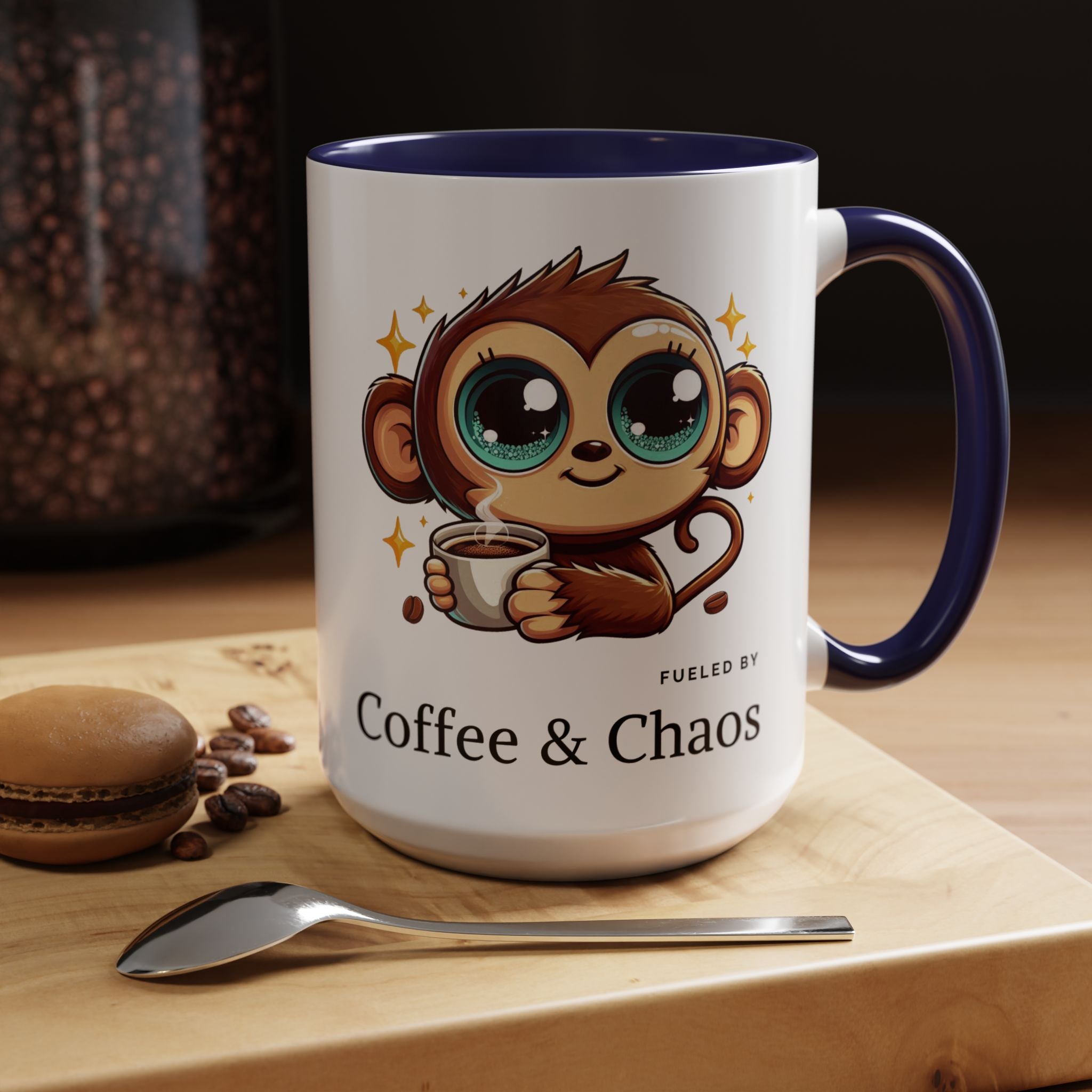 Whimsical Monkey Coffee Mug, Fun Gift for Coffee Lovers, Playful Kitchen Decor, Ideal for Birthdays, Christmas, Monkey Enthusiasts, [...]