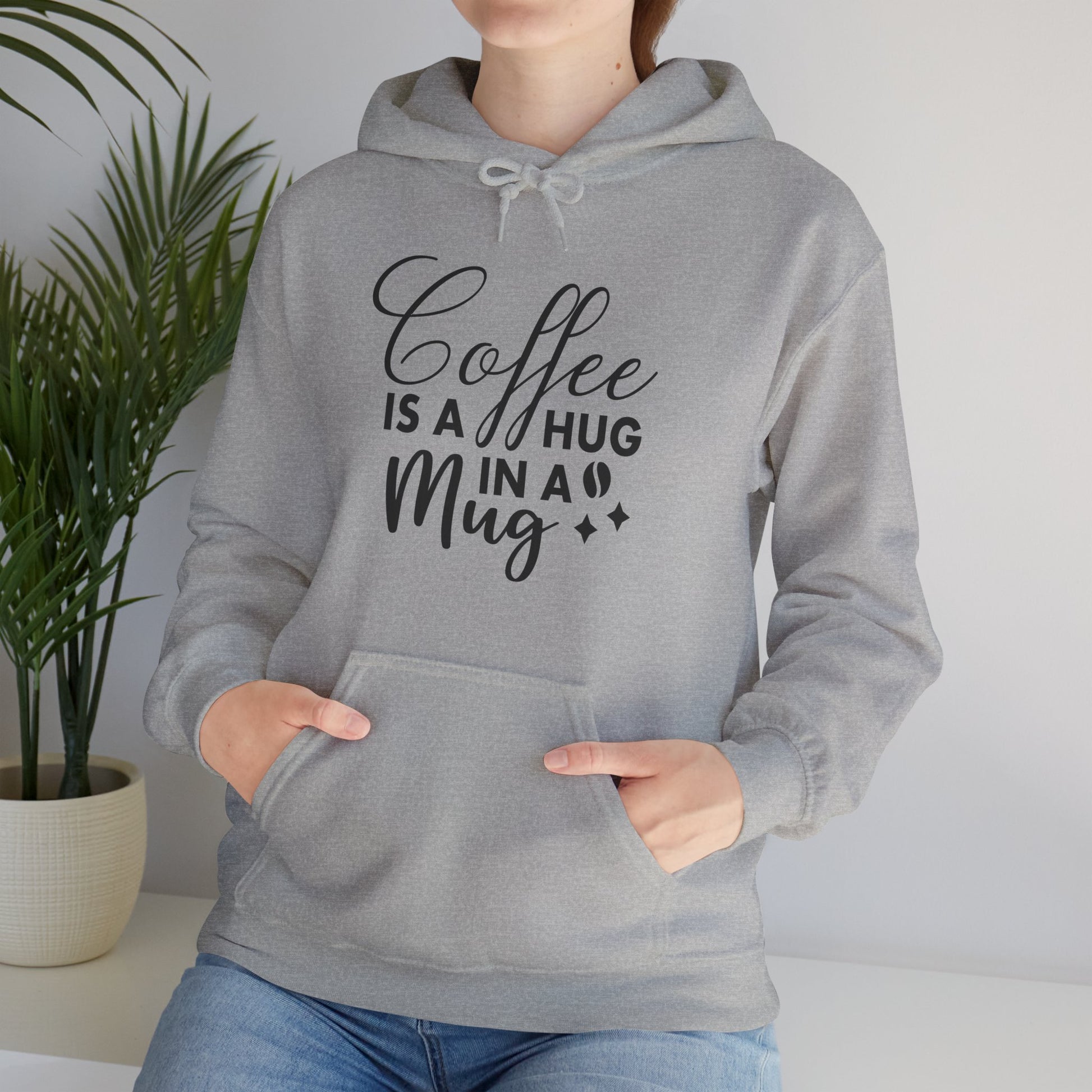 Coffee Is A Hug In A Mug Sweatshirt, Cozy Unisex Gift for Coffee Lovers