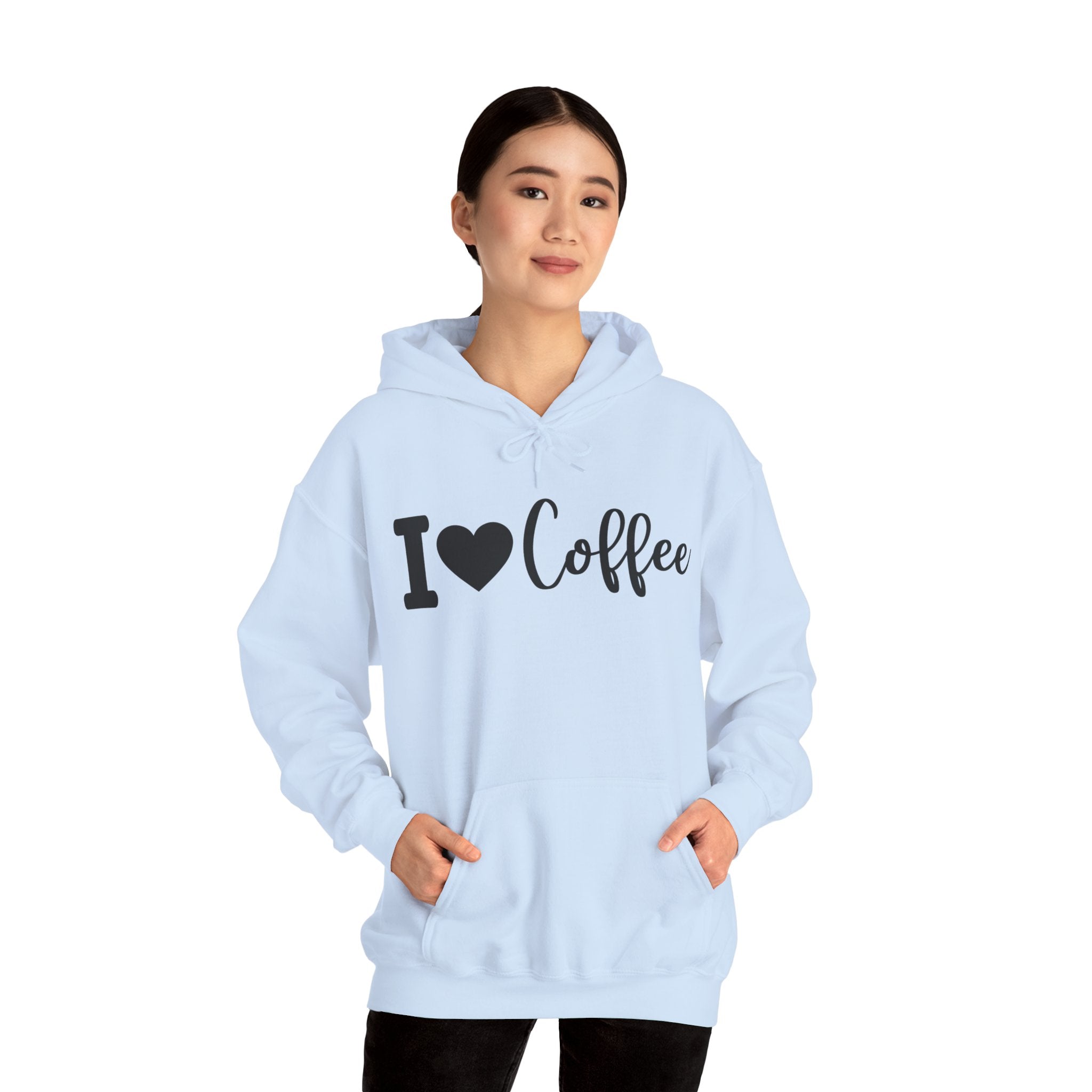 Cozy Coffee Hoodie - I Love Coffee Sweatshirt for Coffee Lovers