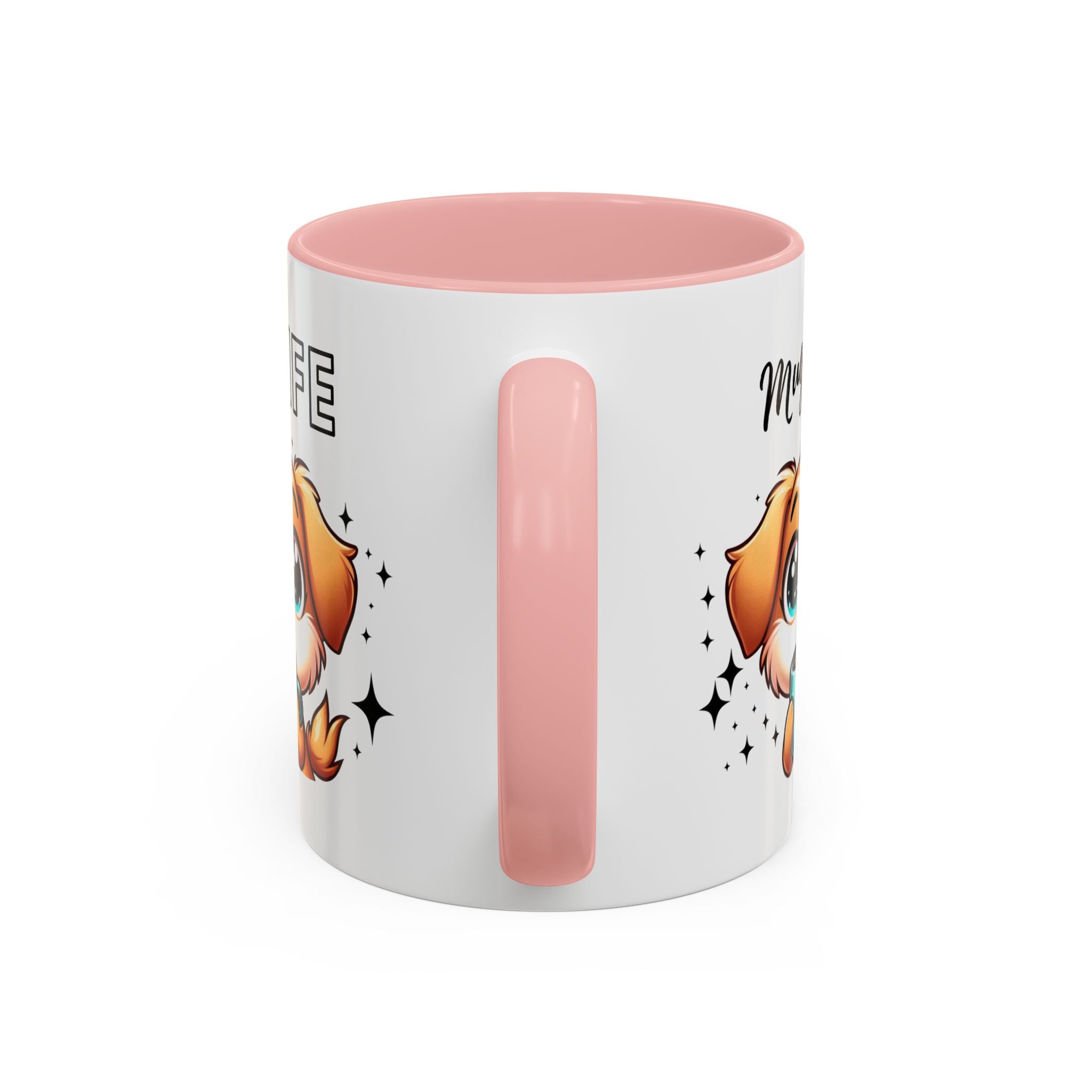 Mug with Cute Dog Design, Perfect Gift for Dog Lovers, Coffee Lovers, Birthday, Home Decor, Mug Life Inspiration