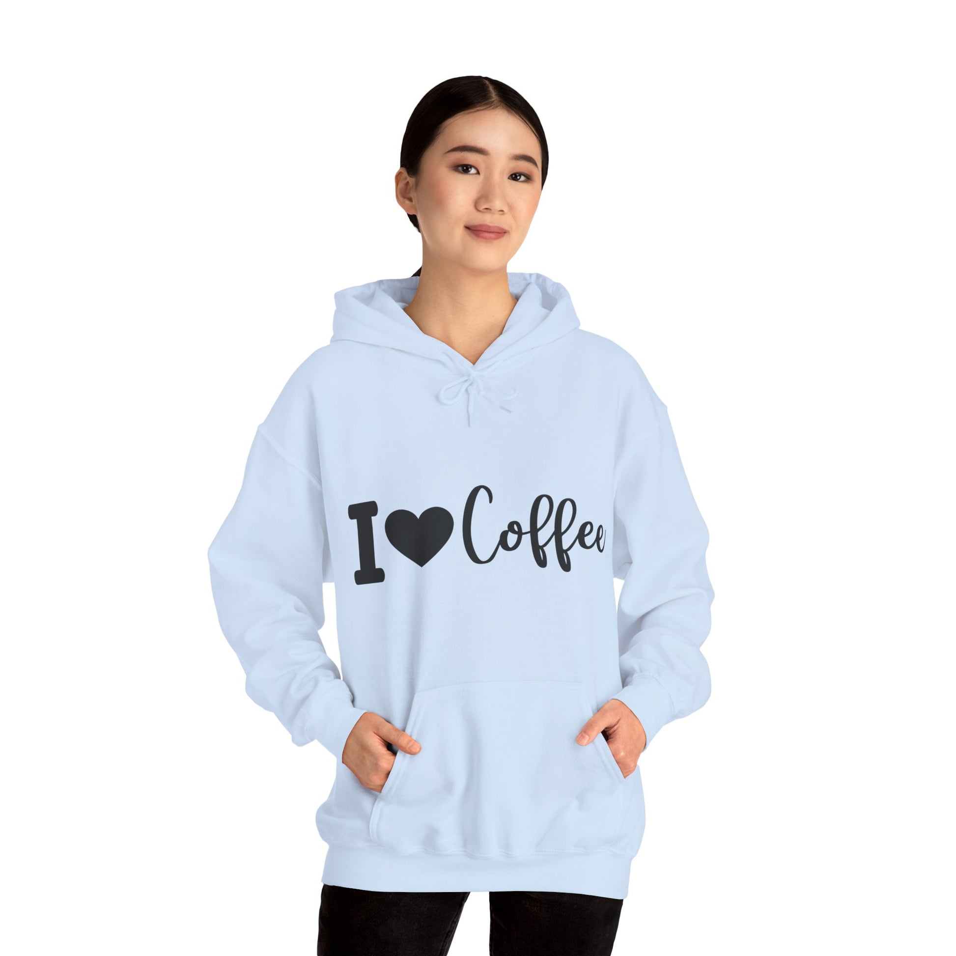 Cozy Coffee Hoodie - I Love Coffee Sweatshirt for Coffee Lovers