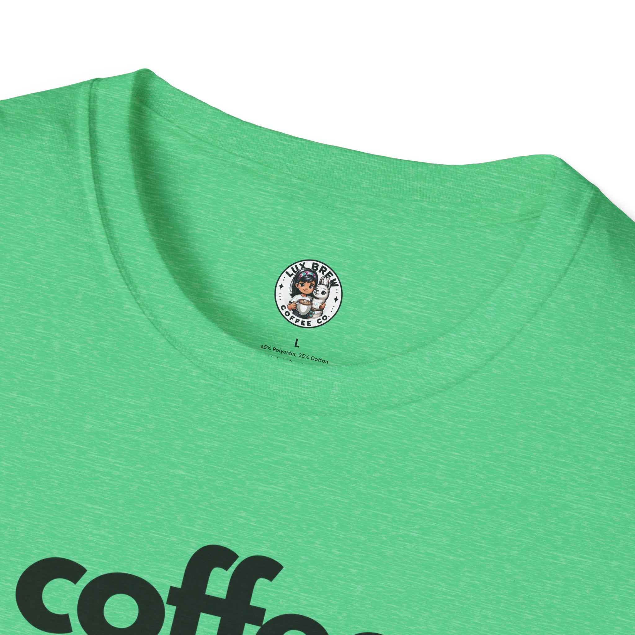 Coffee Makes Everything Better Cute Elephant Unisex Softstyle T-Shirt