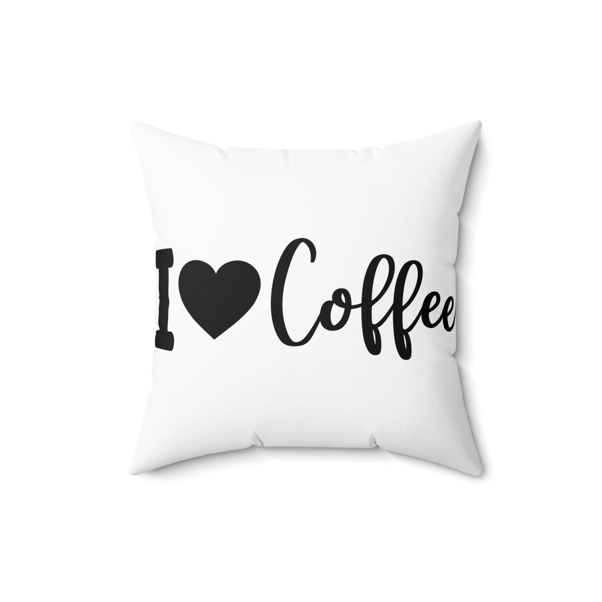 I Love Coffee Pillow