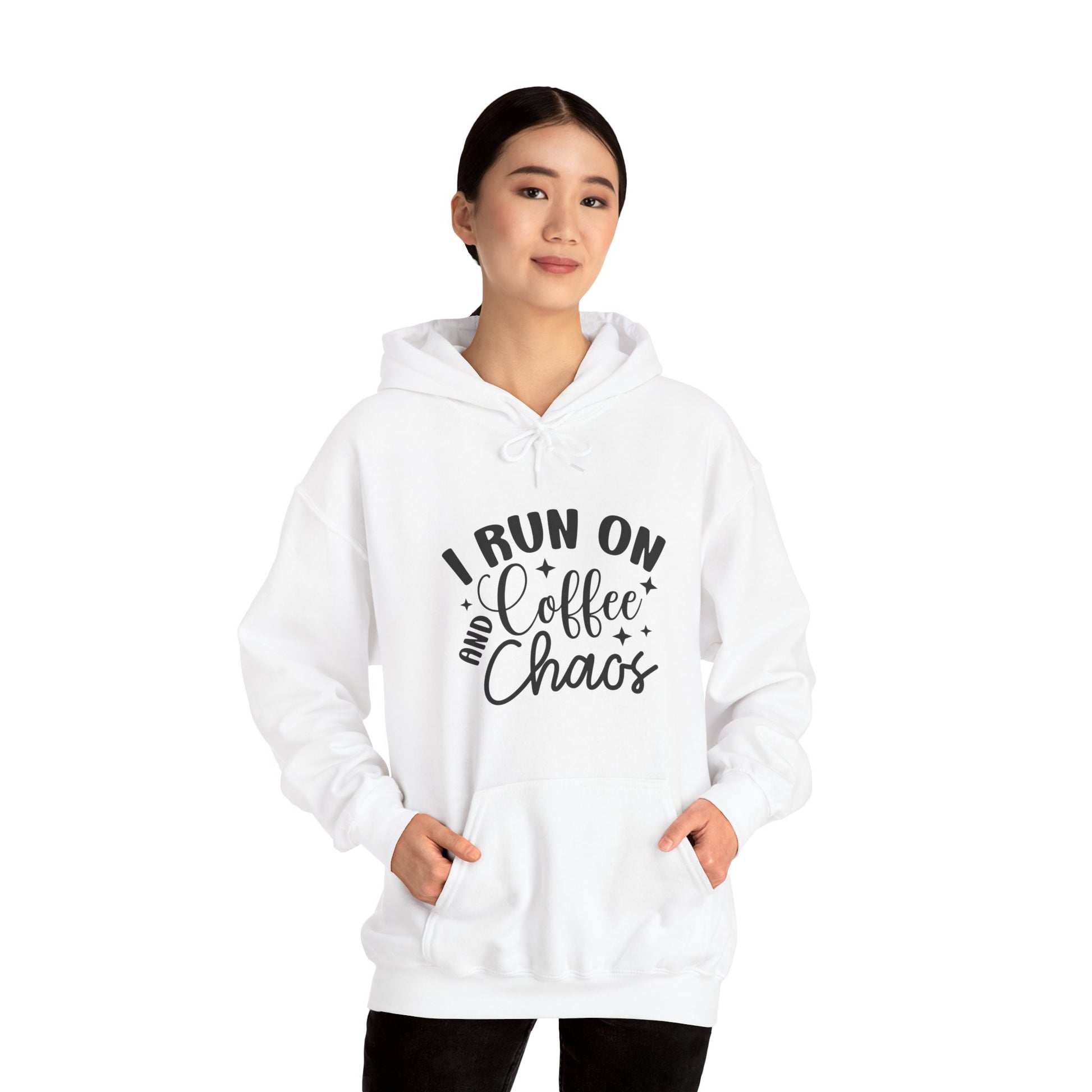 Coffee Chaos Unisex Hoodie, Cozy Sweatshirt for Coffee Lovers