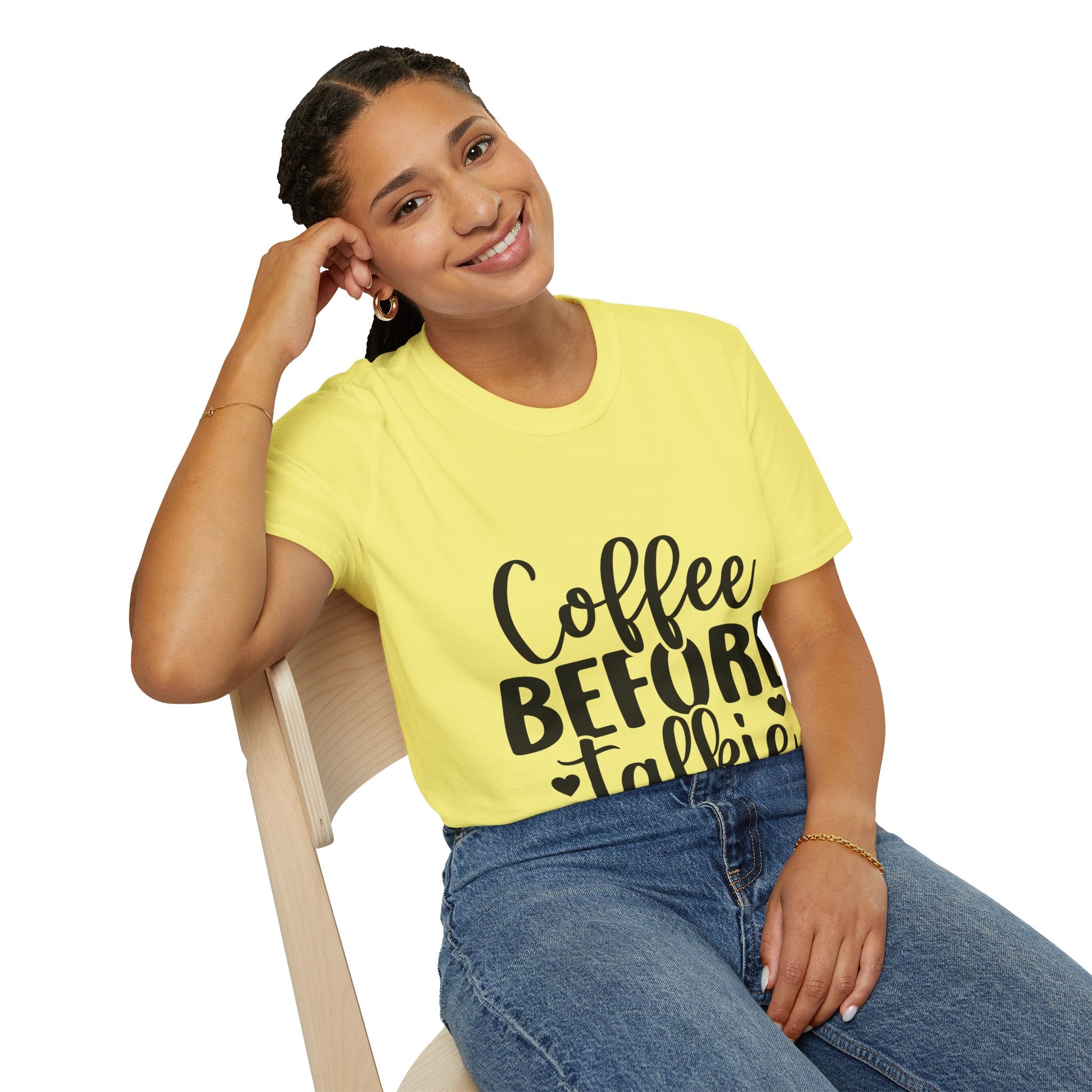 Coffee Before Talkie Unisex T- Shirt, T-Shirt for Coffee Lovers