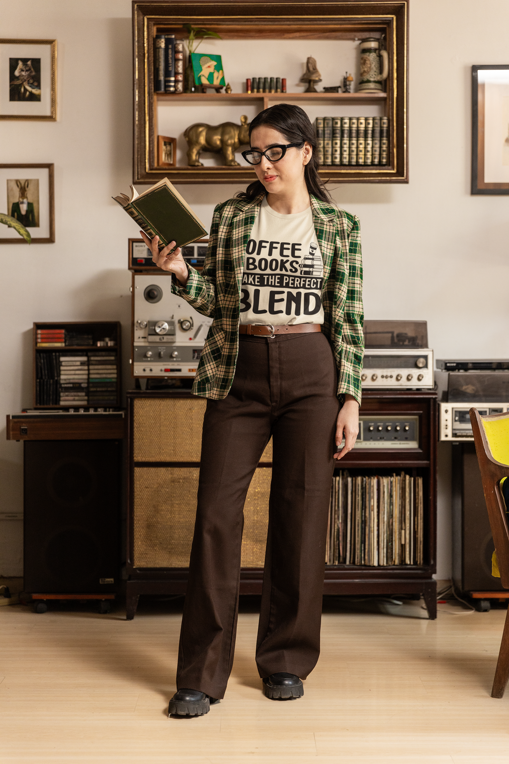 Coffee and books make the perfect blend T-Shirt, Coffee Lovers Unisex Softstyle T-Shirt, Coffee Lovers Shirt