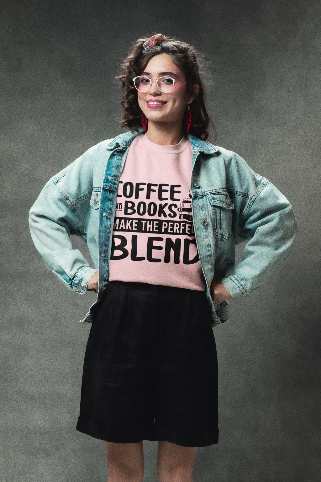 Coffee and books make the perfect blend Sweatshirt, Coffee Lovers Unisex Heavy Blend™ Crewneck Sweatshirt, Coffee Lovers Sweatshirt