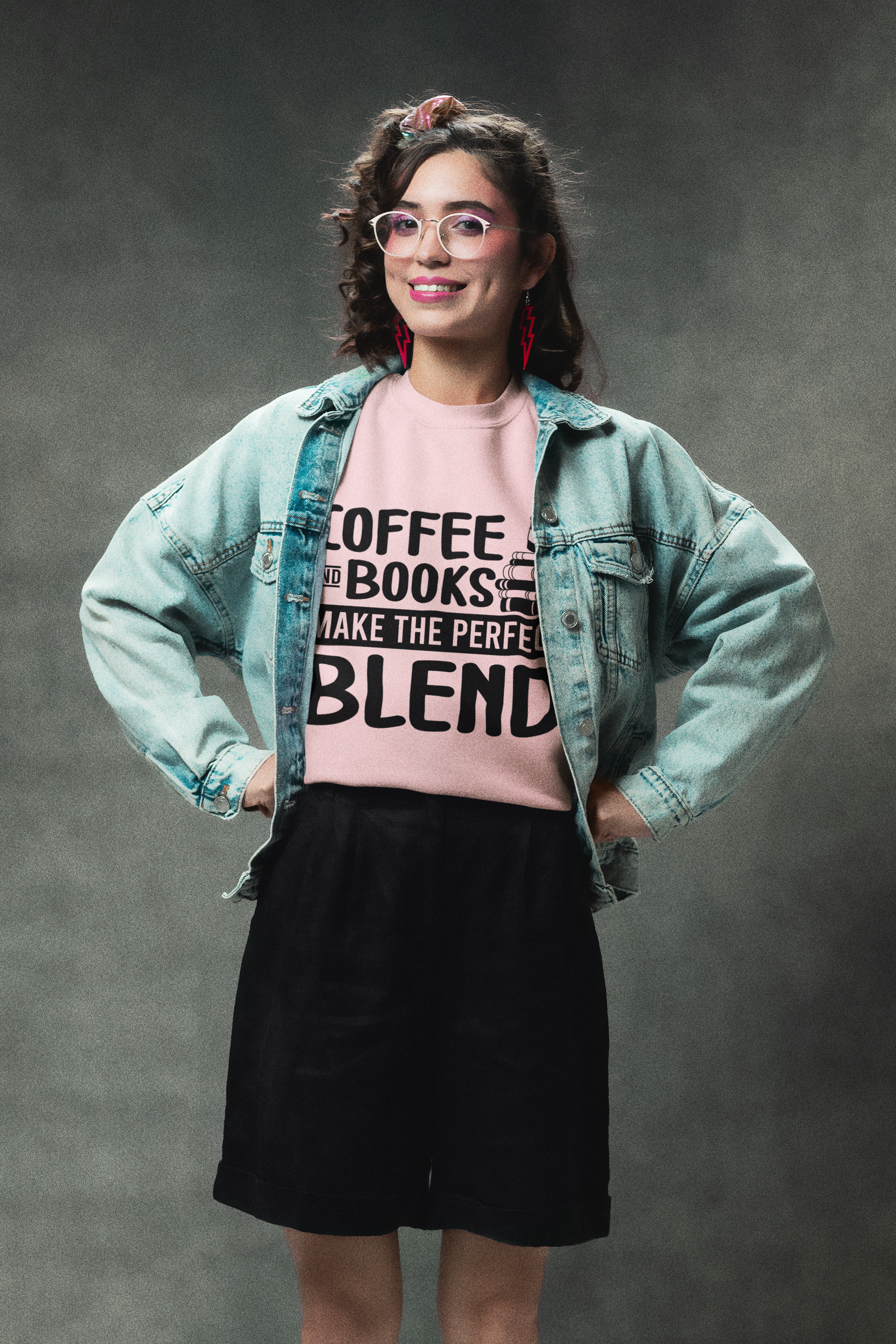 Coffee and books make the perfect blend Sweatshirt, Coffee Lovers Unisex Heavy Blend™ Crewneck Sweatshirt, Coffee Lovers Sweatshirt