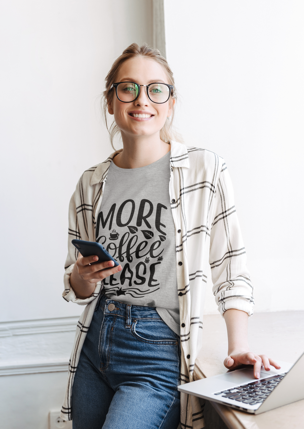 More Coffee please T-Shirt, Coffee Lovers Unisex Softstyle T-Shirt, Coffee Lovers T-Shirt