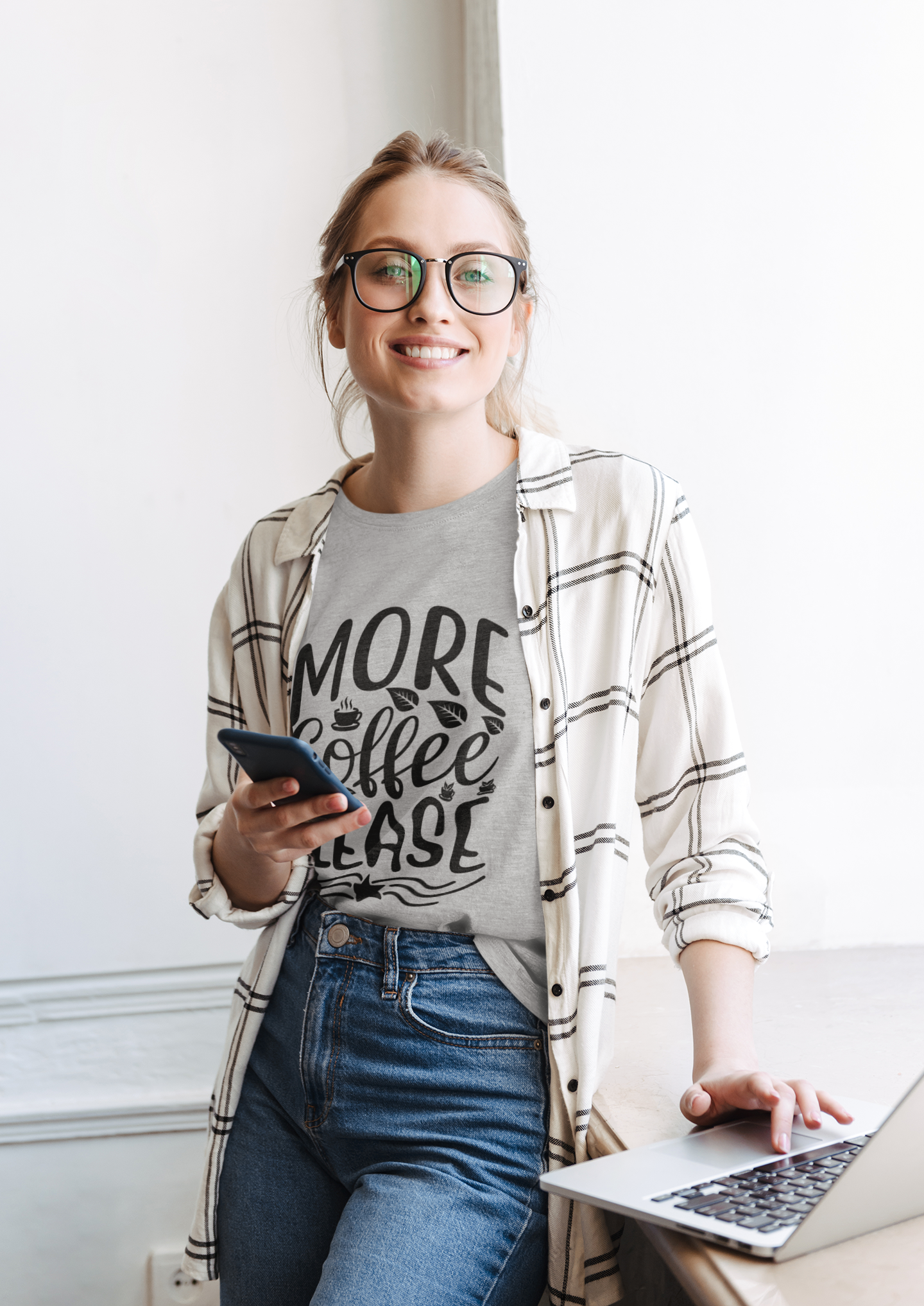 More Coffee please T-Shirt, Coffee Lovers Unisex Softstyle T-Shirt, Coffee Lovers T-Shirt