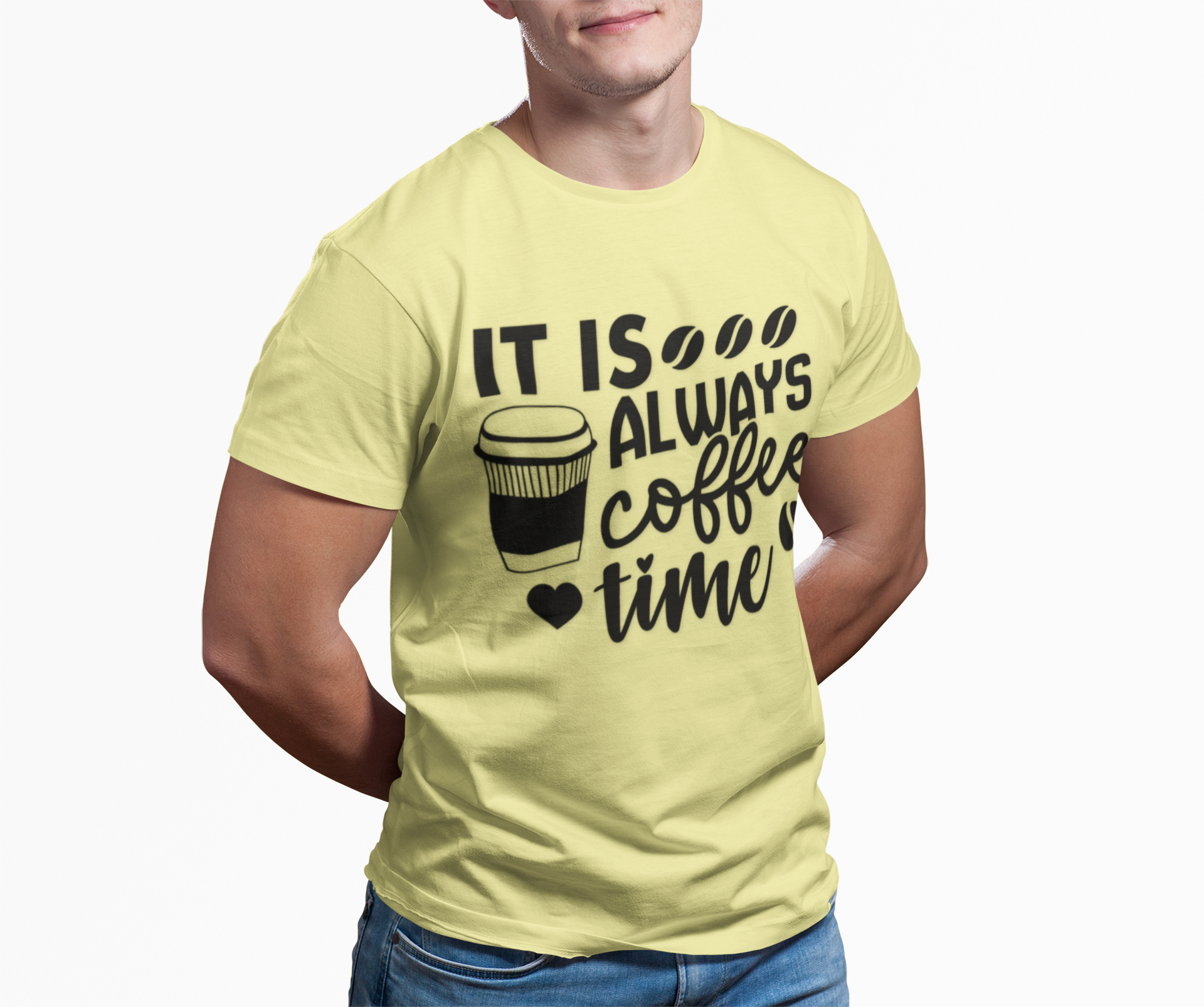 Coffee Time Unisex T-Shirt - Perfect for Baristas, Coffee Lovers, Gifts, Casual Wear, Everyday Comfort
