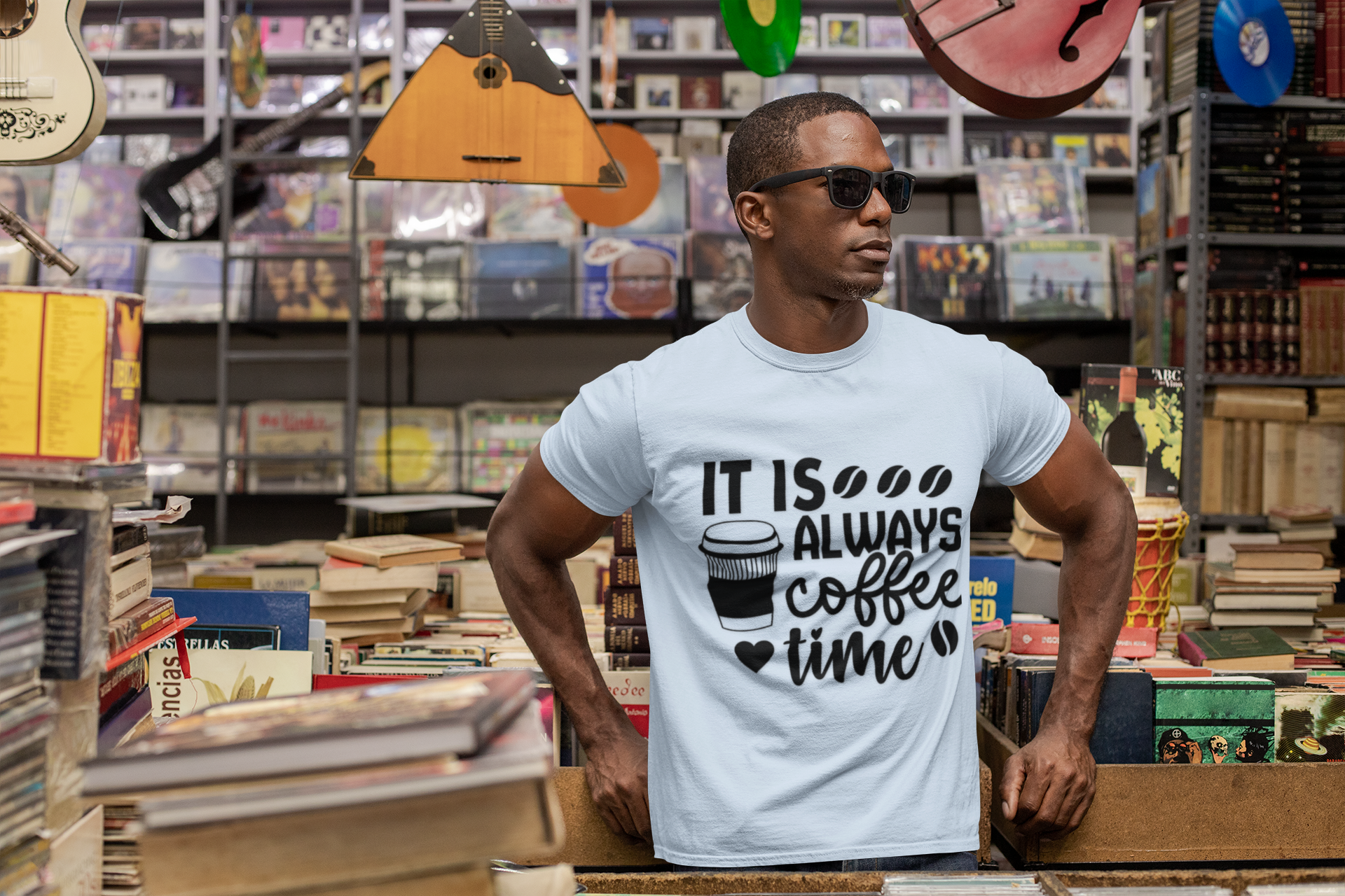 Coffee Time Unisex T-Shirt - Perfect for Baristas, Coffee Lovers, Gifts, Casual Wear, Everyday Comfort
