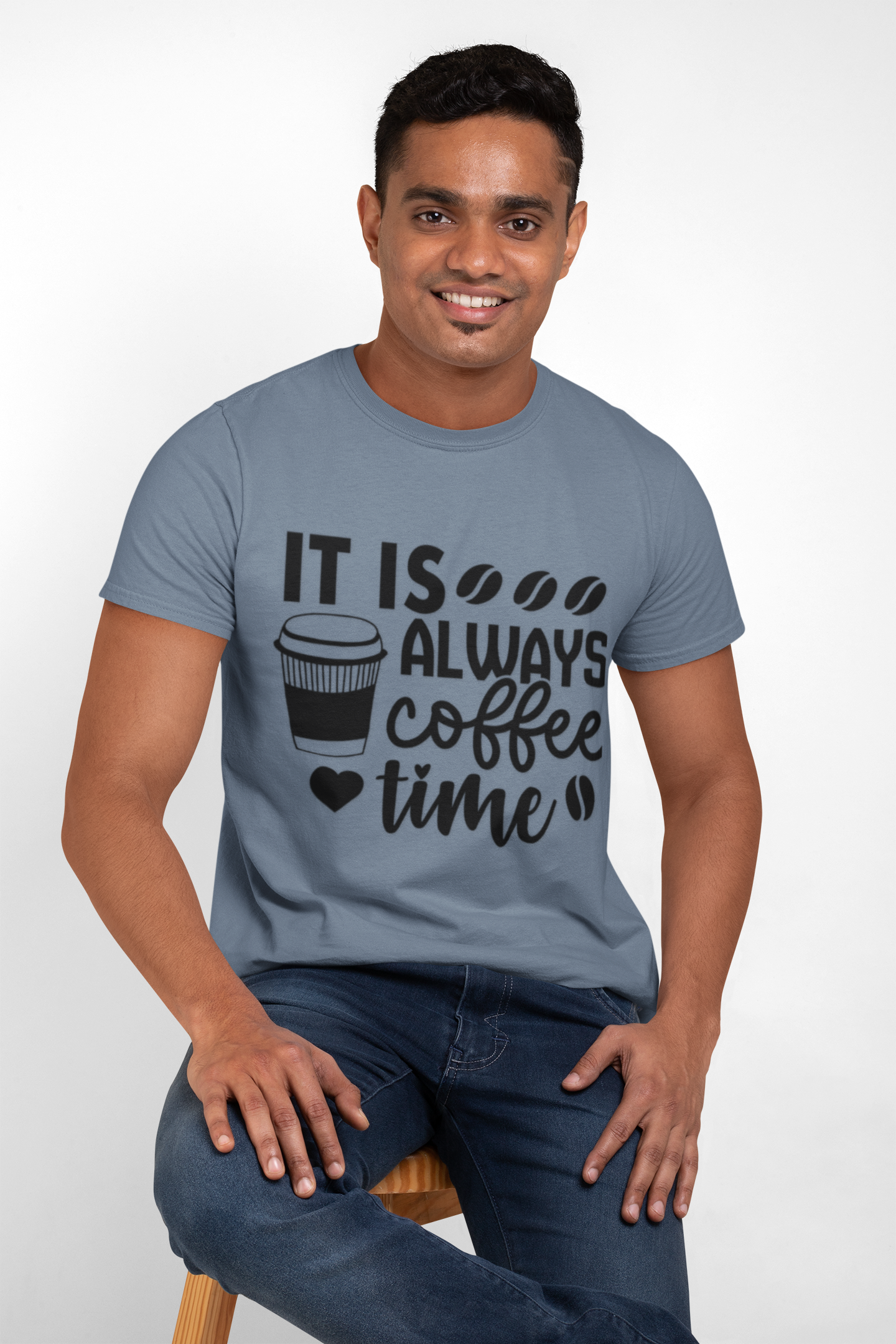 Coffee Time Unisex T-Shirt - Perfect for Baristas, Coffee Lovers, Gifts, Casual Wear, Everyday Comfort