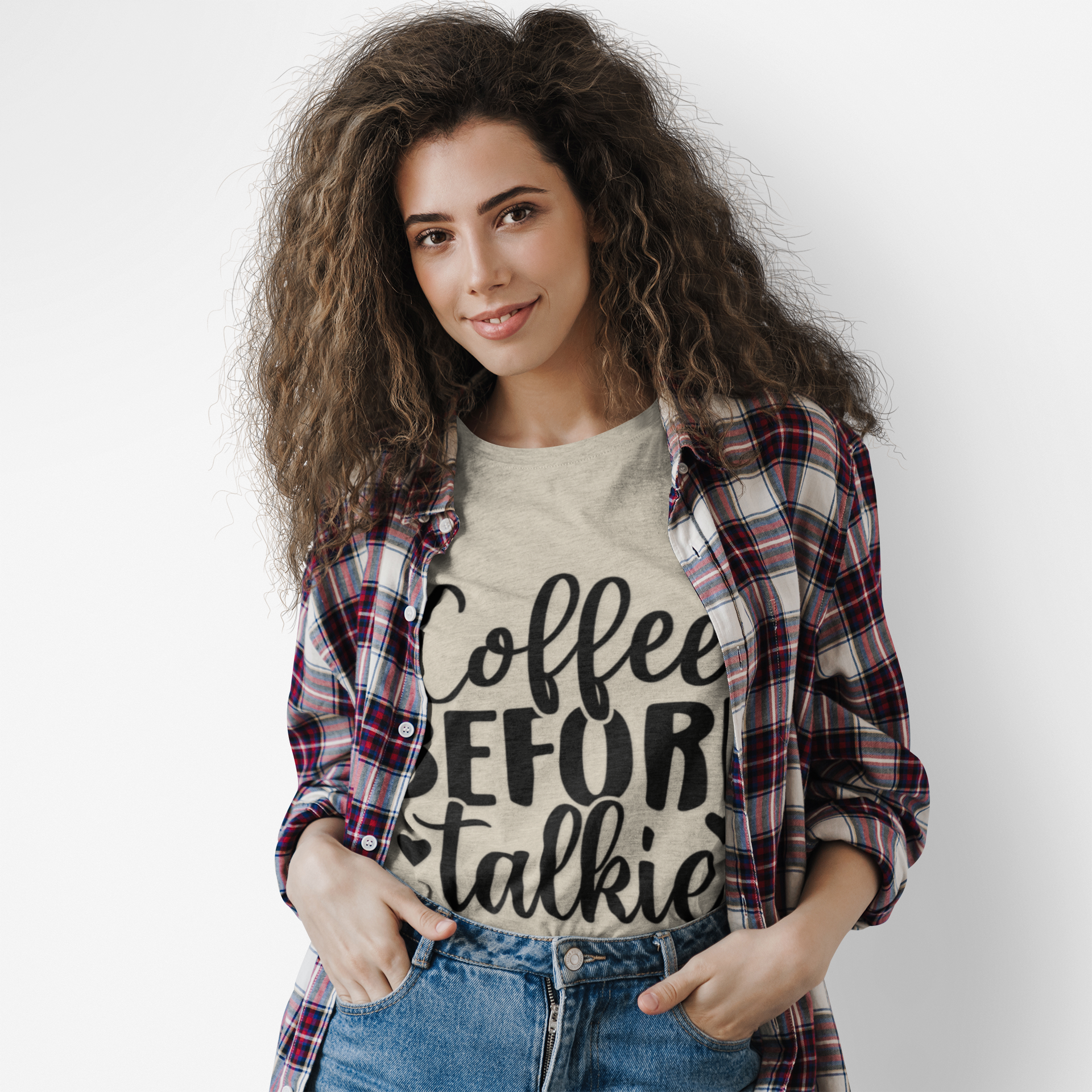 Coffee Before Talkie Unisex T- Shirt, T-Shirt for Coffee Lovers
