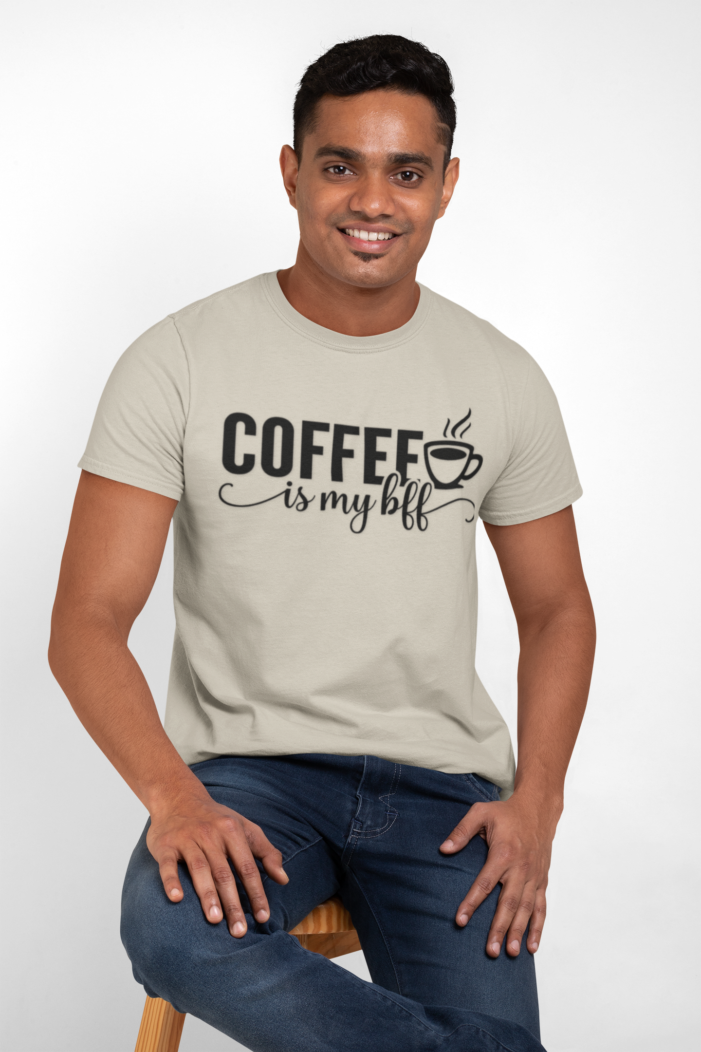 Coffee is My Bff Unisex T-Shirt, T-Shirt for Coffee Lovers