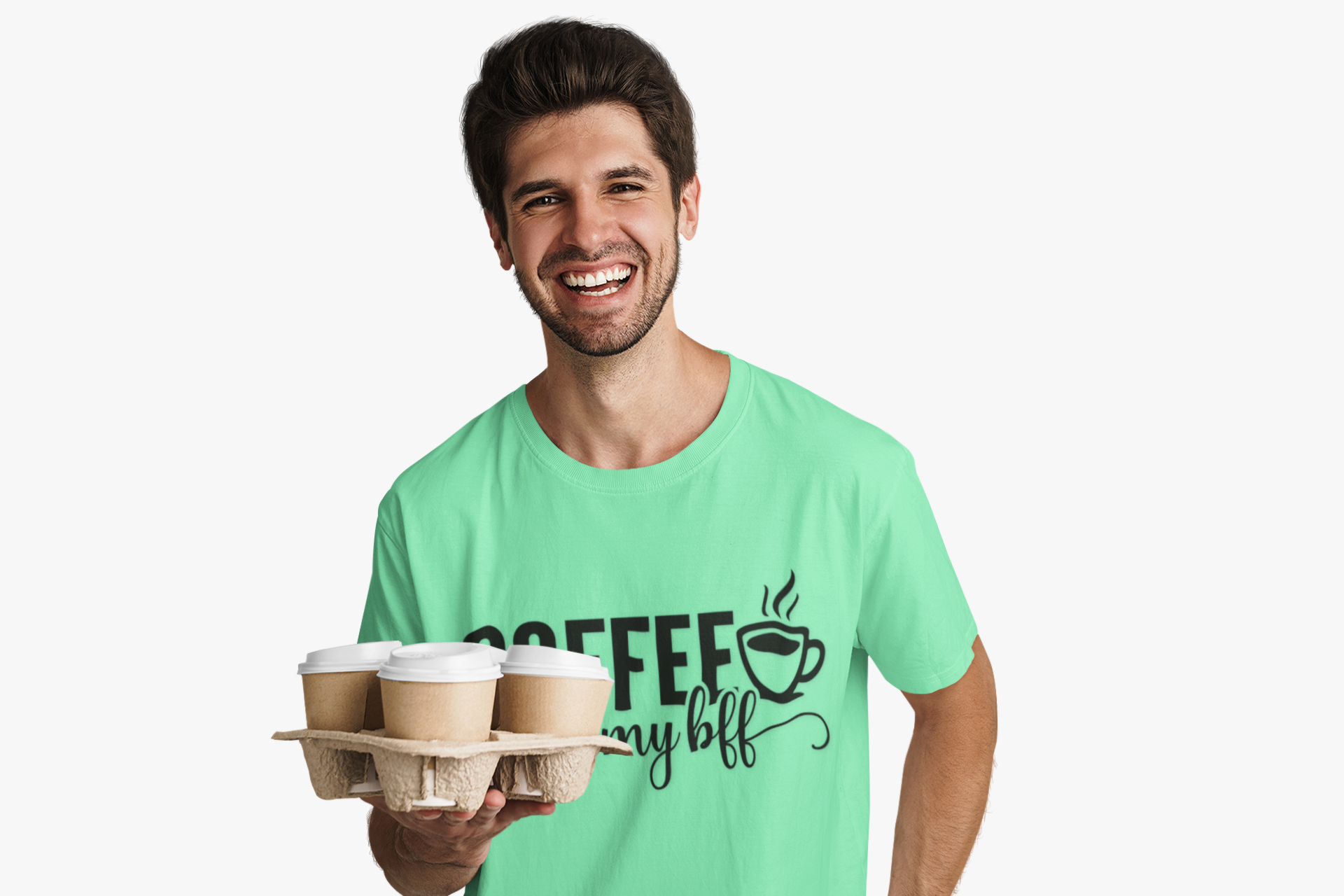 Coffee is My Bff Unisex T-Shirt, T-Shirt for Coffee Lovers