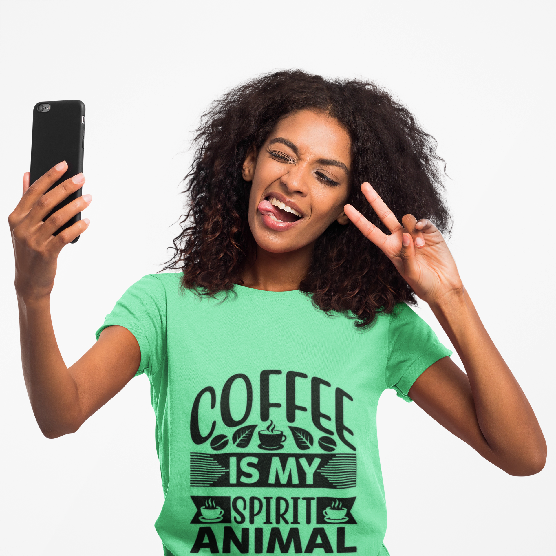 Coffee Is My Spirit Animal Unisex T-Shirt, T-Shirt for Coffee Lovers