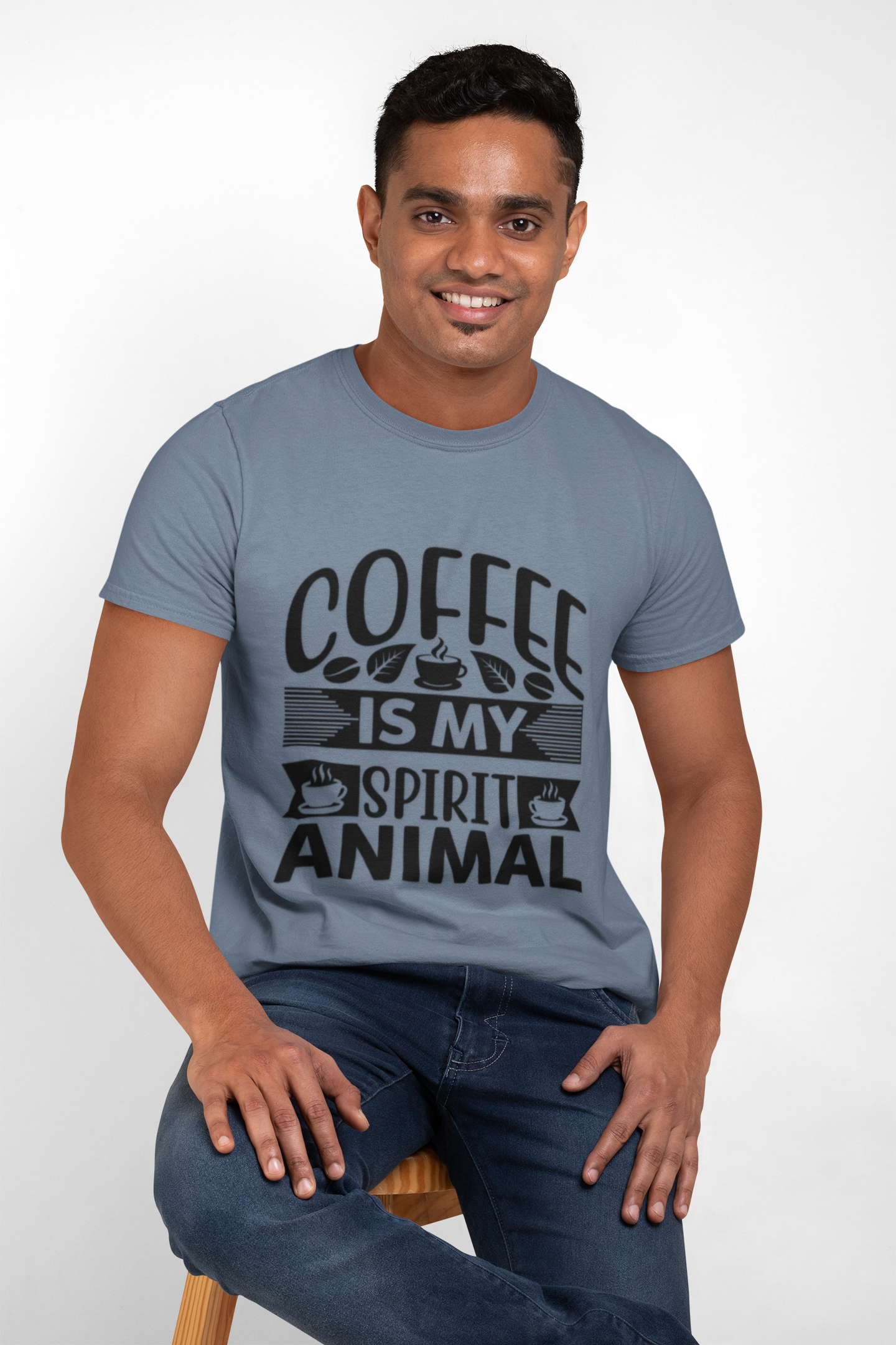 Coffee Is My Spirit Animal Unisex T-Shirt, T-Shirt for Coffee Lovers