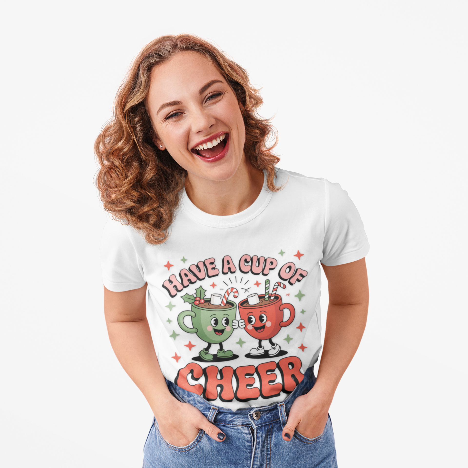Holiday Cheer T-Shirt for Festive Vibes, Cozy Gifts, Fun Celebrations, Unisex Apparel, Winter Outfits, Christmas Parties