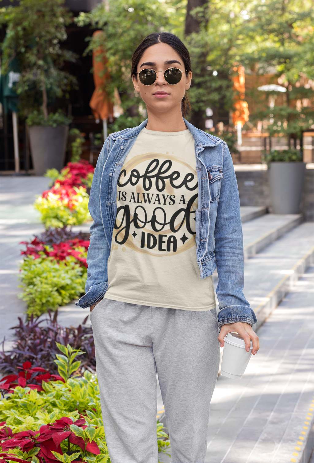 Coffee is always a good idea Softstyle T-Shirt, T-Shirt for Coffee Lovers, Cute T-Shirt, Gift for him for her, Coffee Unisex T-Shirt