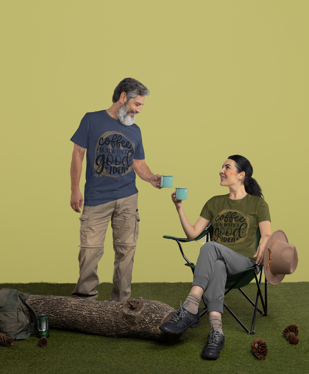 Coffee is always a good idea Softstyle T-Shirt, T-Shirt for Coffee Lovers, Cute T-Shirt, Gift for him for her, Coffee Unisex T-Shirt
