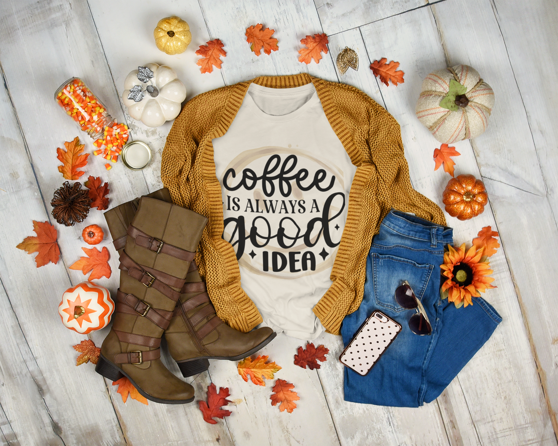 Coffee is always a good idea Softstyle T-Shirt, T-Shirt for Coffee Lovers, Cute T-Shirt, Gift for him for her, Coffee Unisex T-Shirt