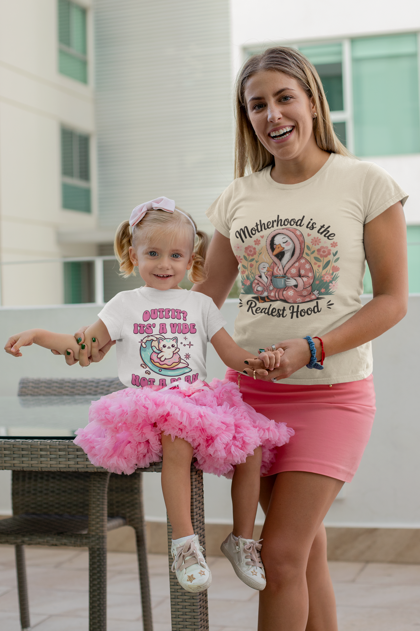 Mother's Day T-Shirt, Motherhood is the Realest Hood T-Shirt