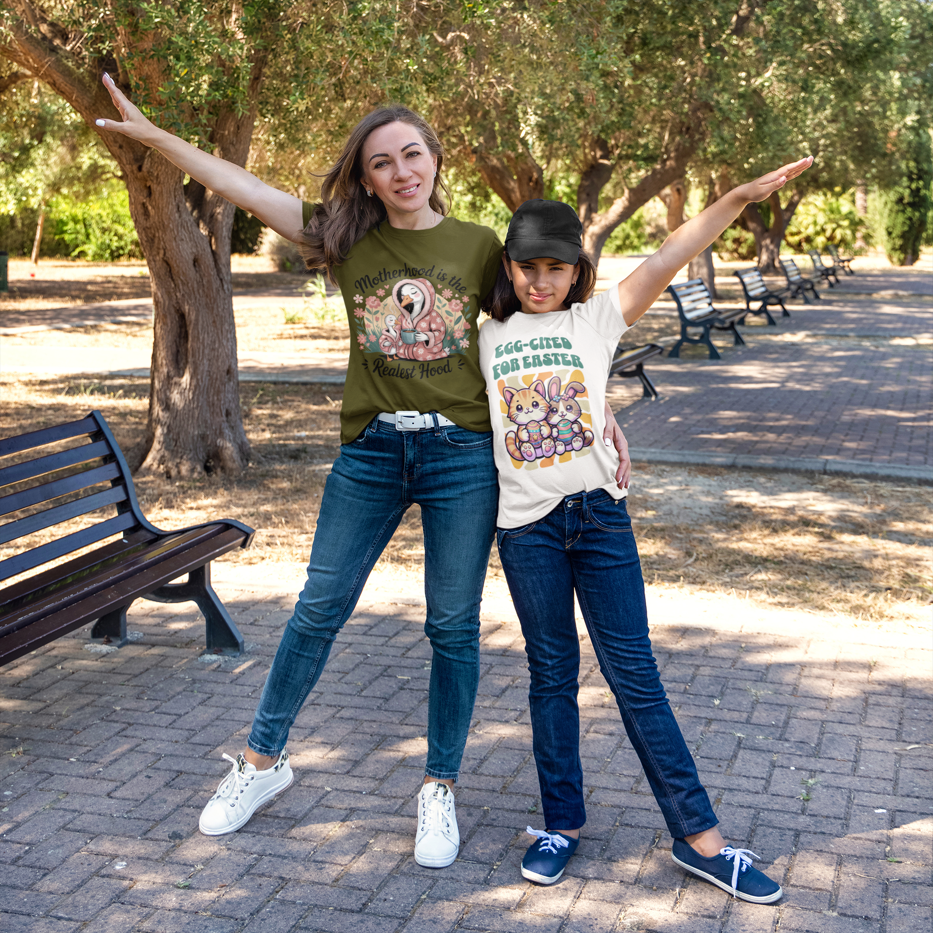 Mother's Day T-Shirt, Motherhood is the Realest Hood T-Shirt