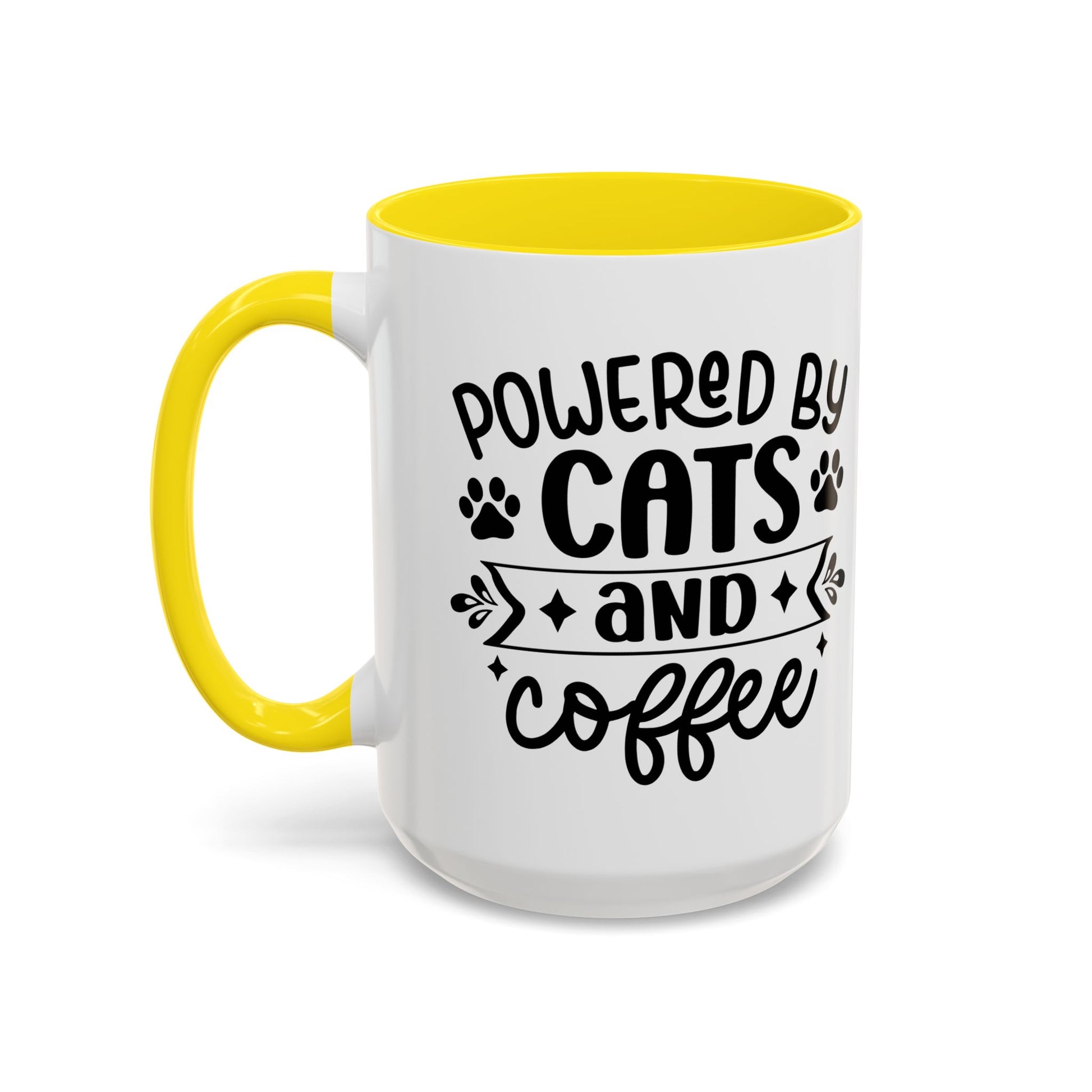 Powered by Cats and Coffee Coffee Mug