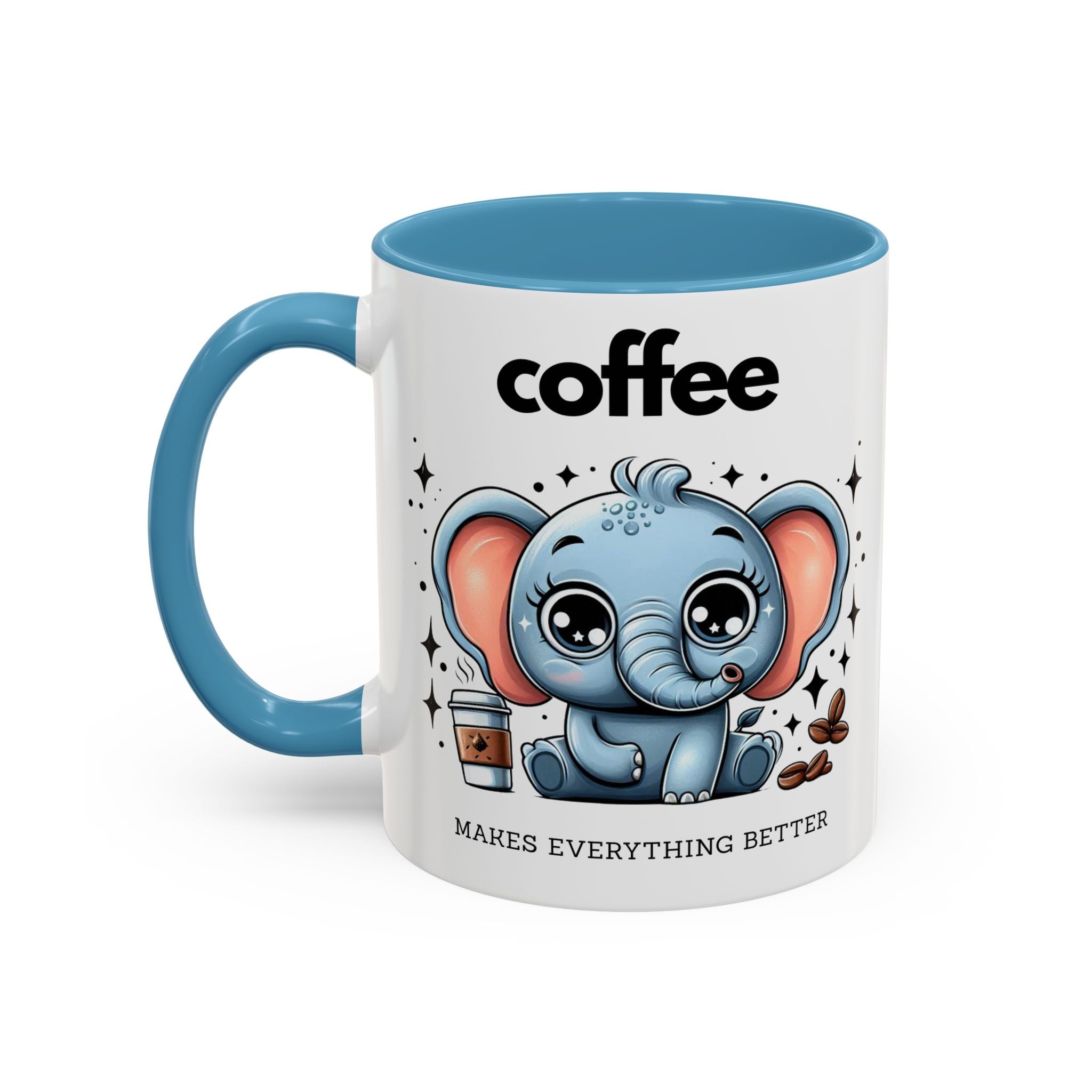 Adorable Elephant Coffee Mug | Cute Animal Gift | Perfect for Coffee Lovers | Mug for Home or Office | Birthday, Holiday Gift