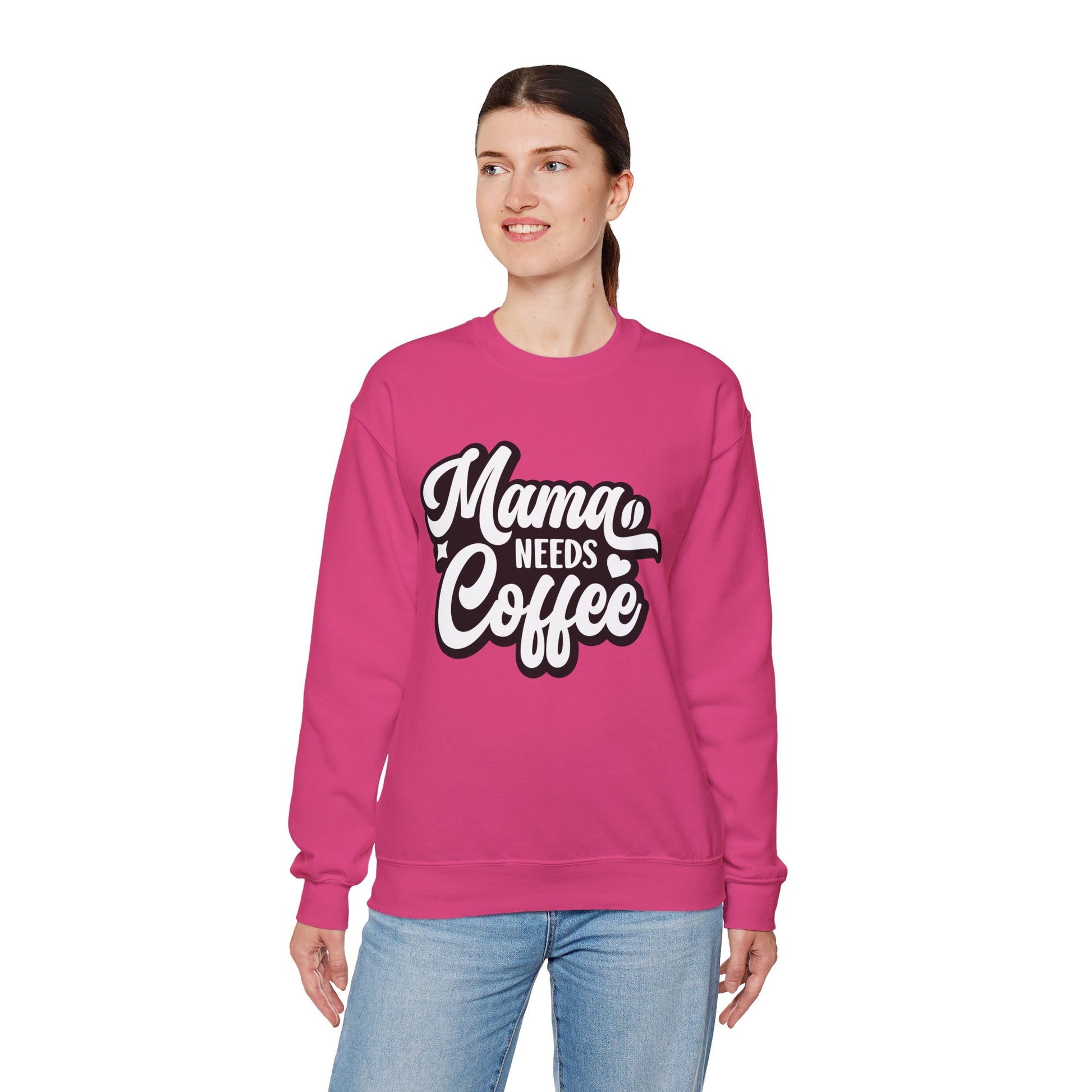 Mama needs Coffee Sweatshirt, Coffee Lovers Crewneck Sweatshirt